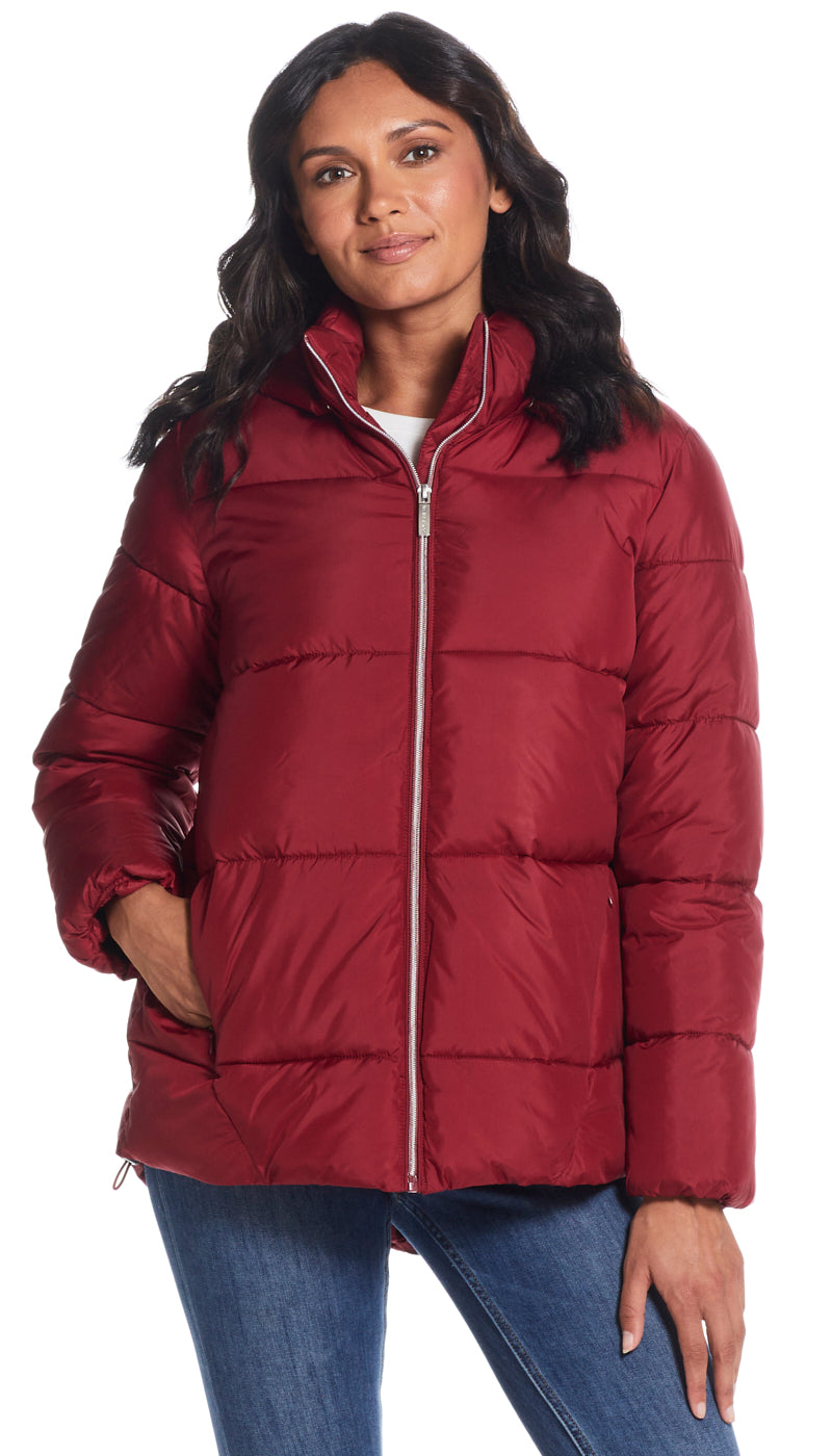 HOODED PUFFER COAT