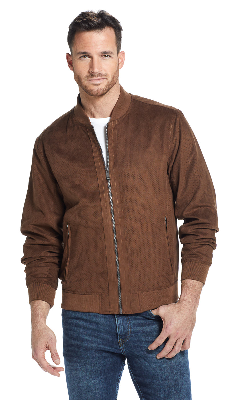 MICROSUEDE BOMBER
