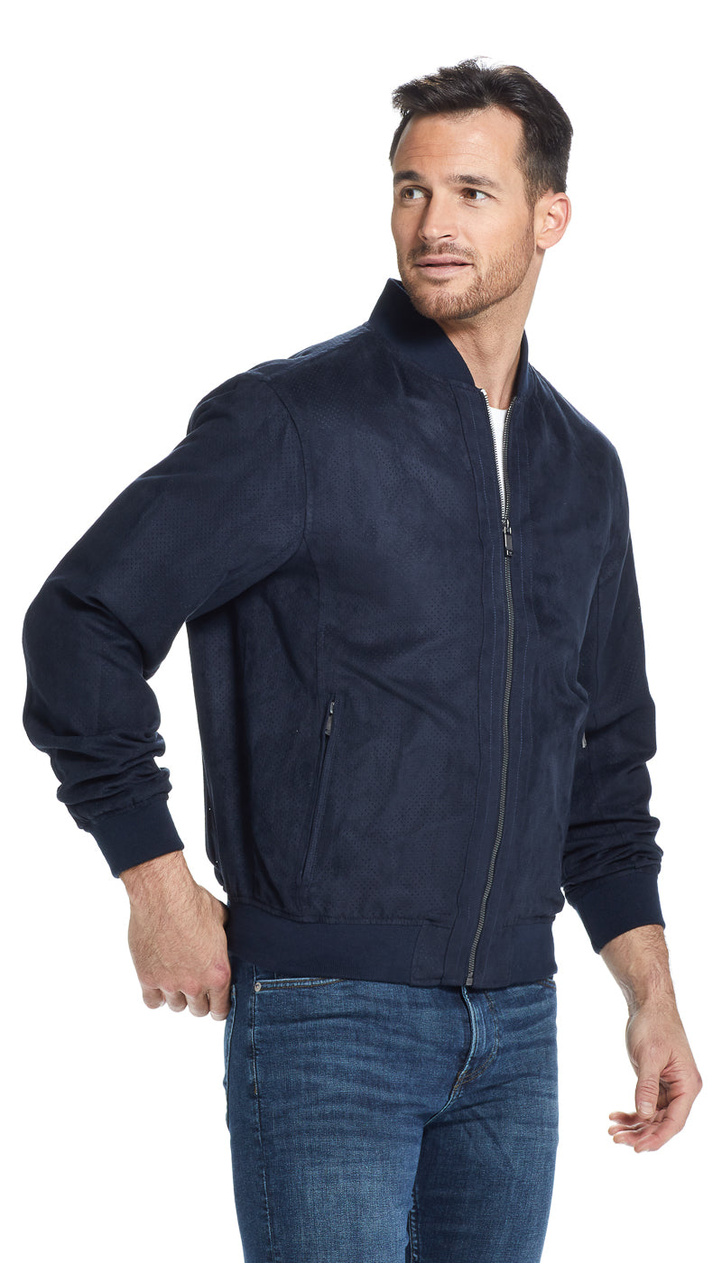 MICROSUEDE BOMBER