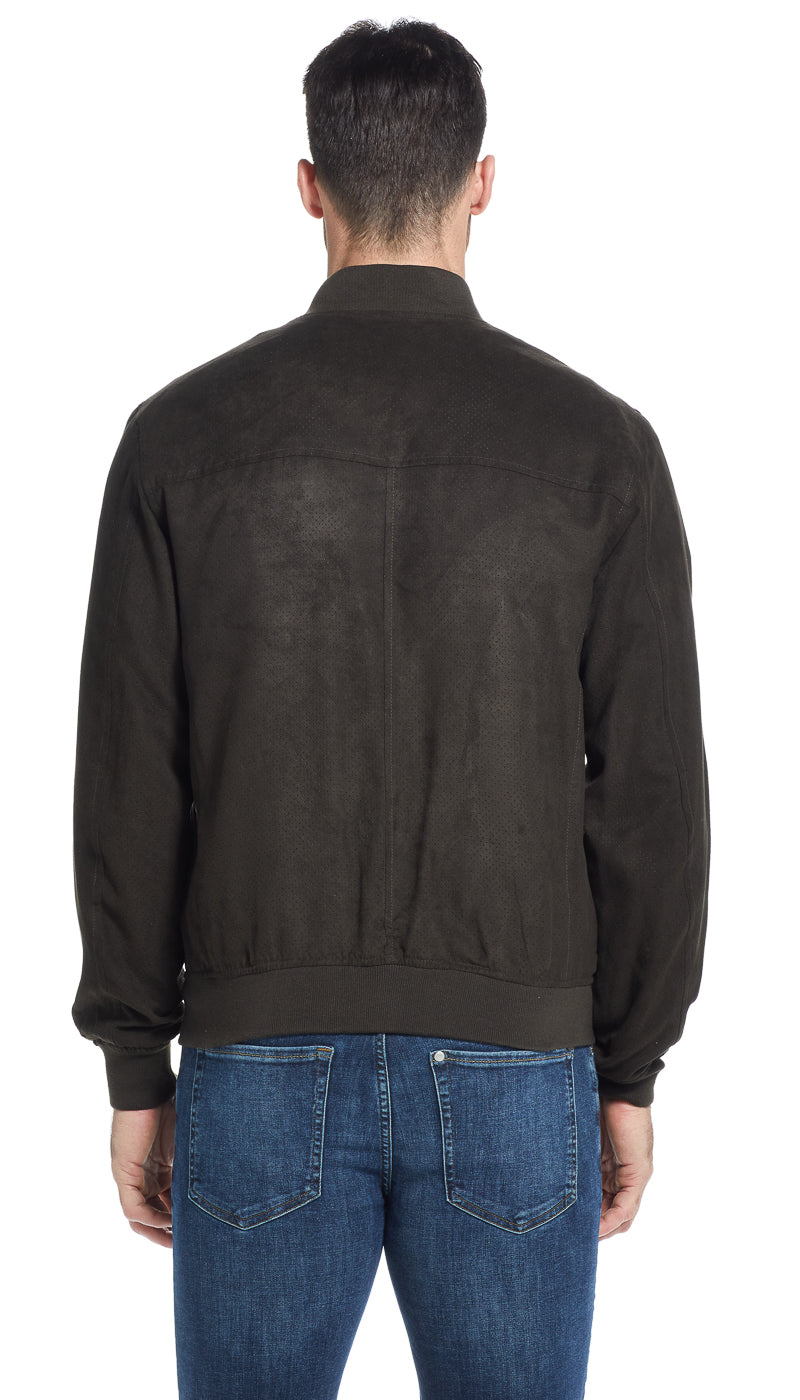 MICROSUEDE BOMBER