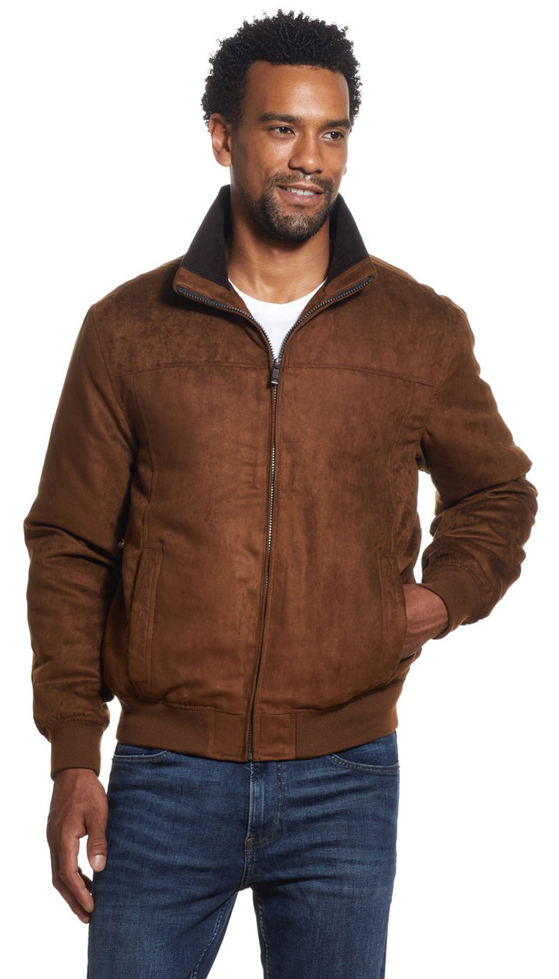 bomber jacket brown