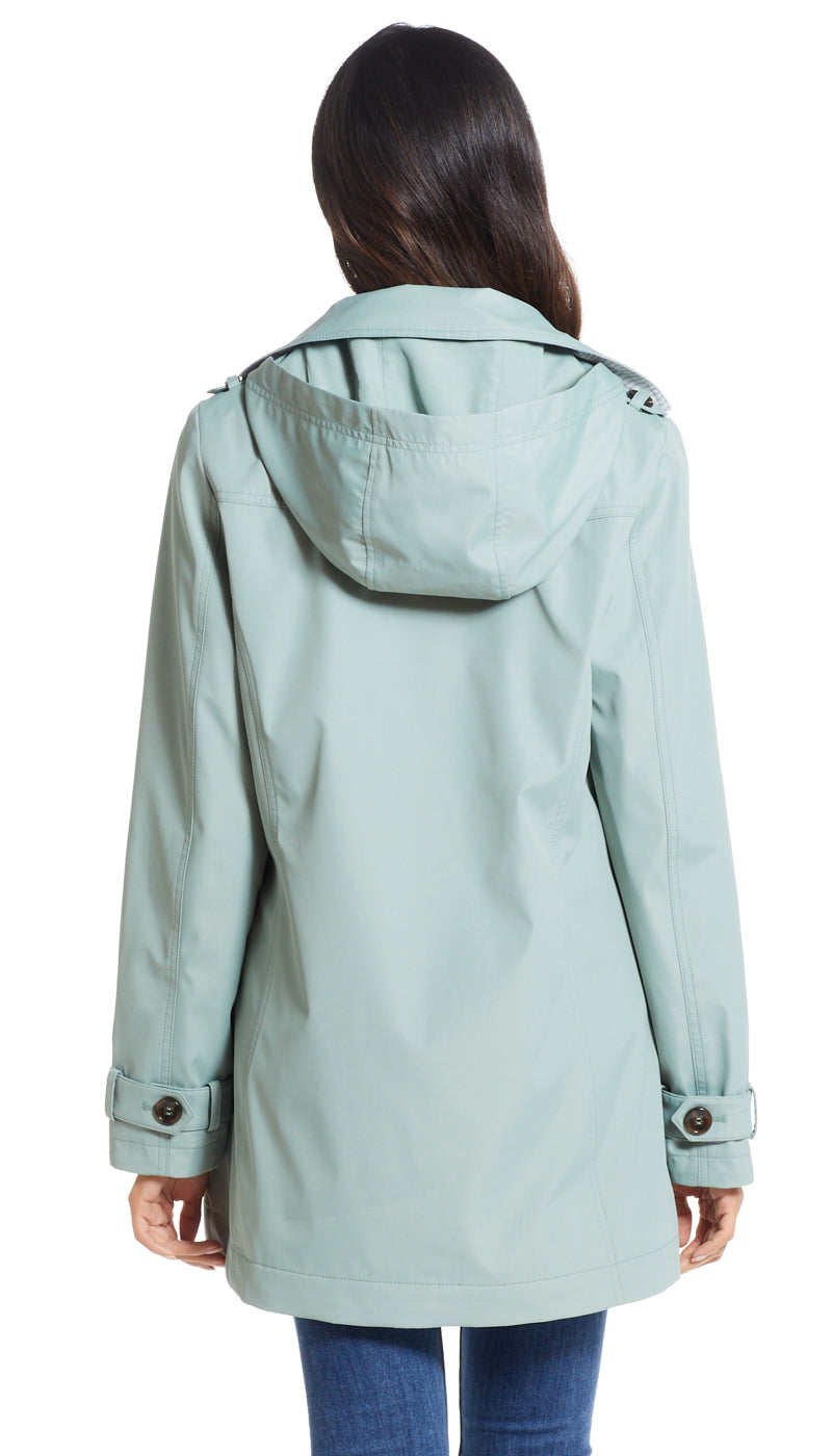 BUTTON FRONT A-LINE TOPPER