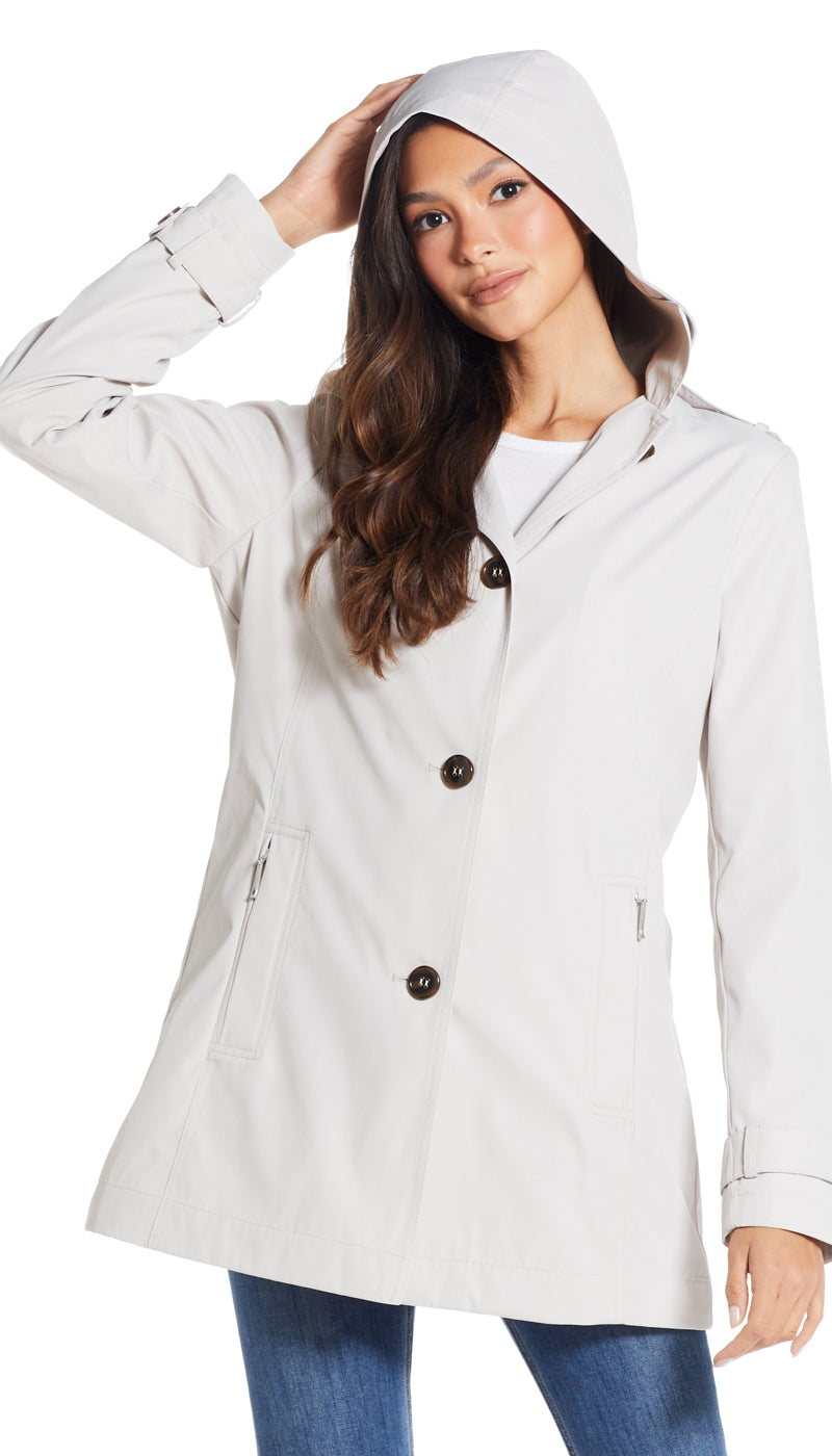 BUTTON FRONT A-LINE TOPPER