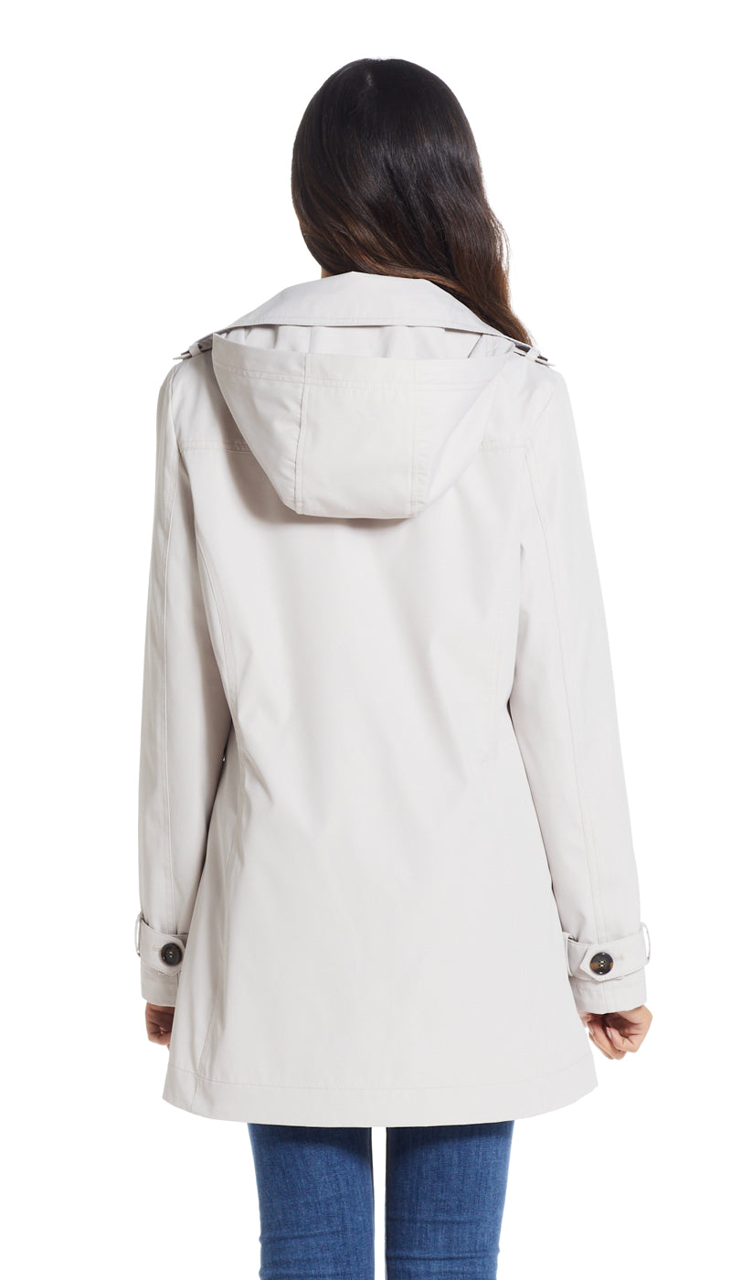 BUTTON FRONT A-LINE TOPPER