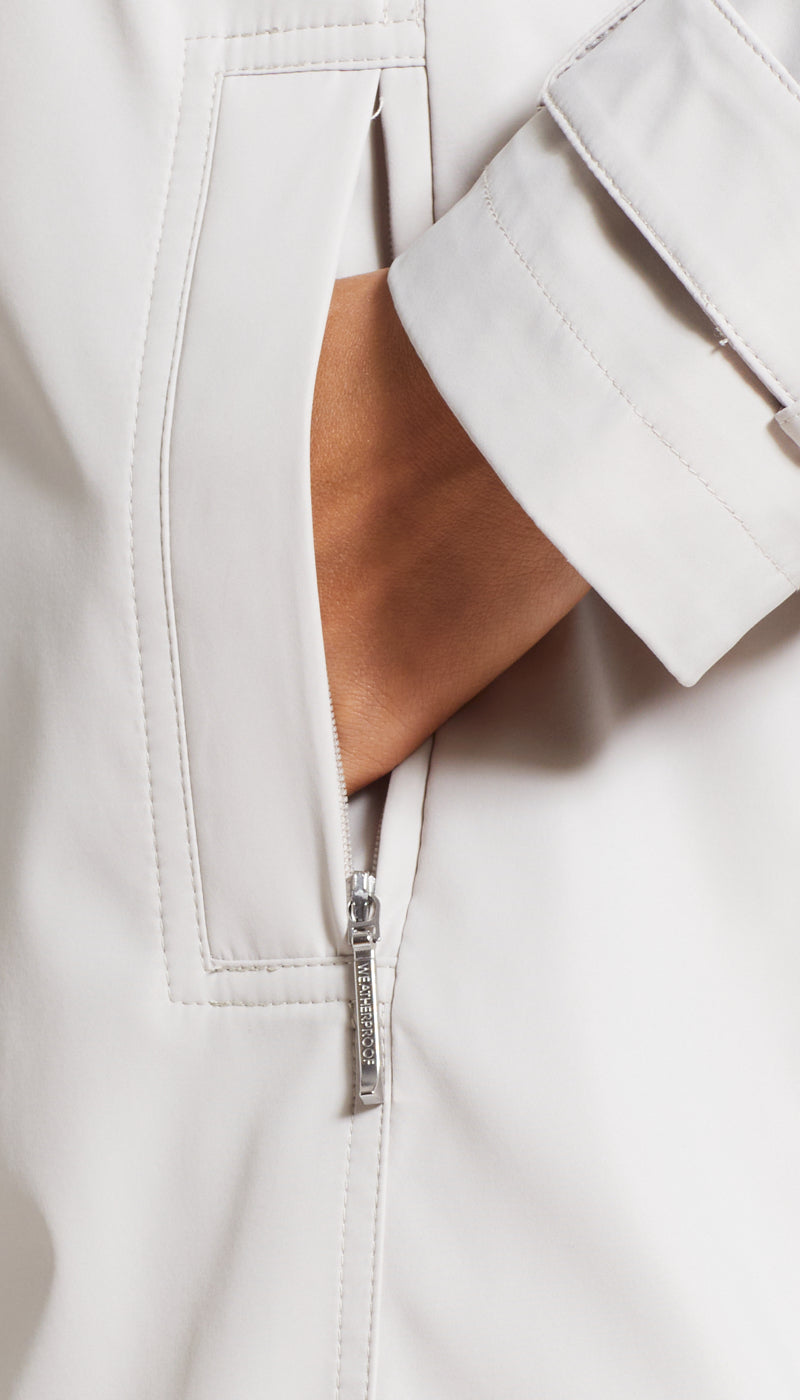 BUTTON FRONT A-LINE TOPPER