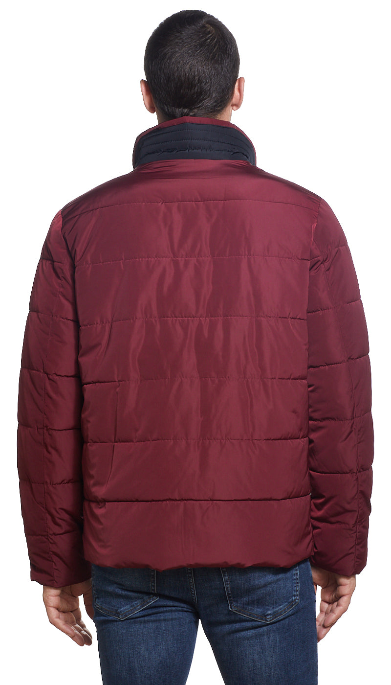 PUFFER JACKET - SANGRIA