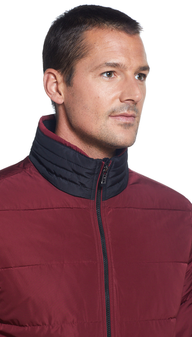 PUFFER JACKET - SANGRIA