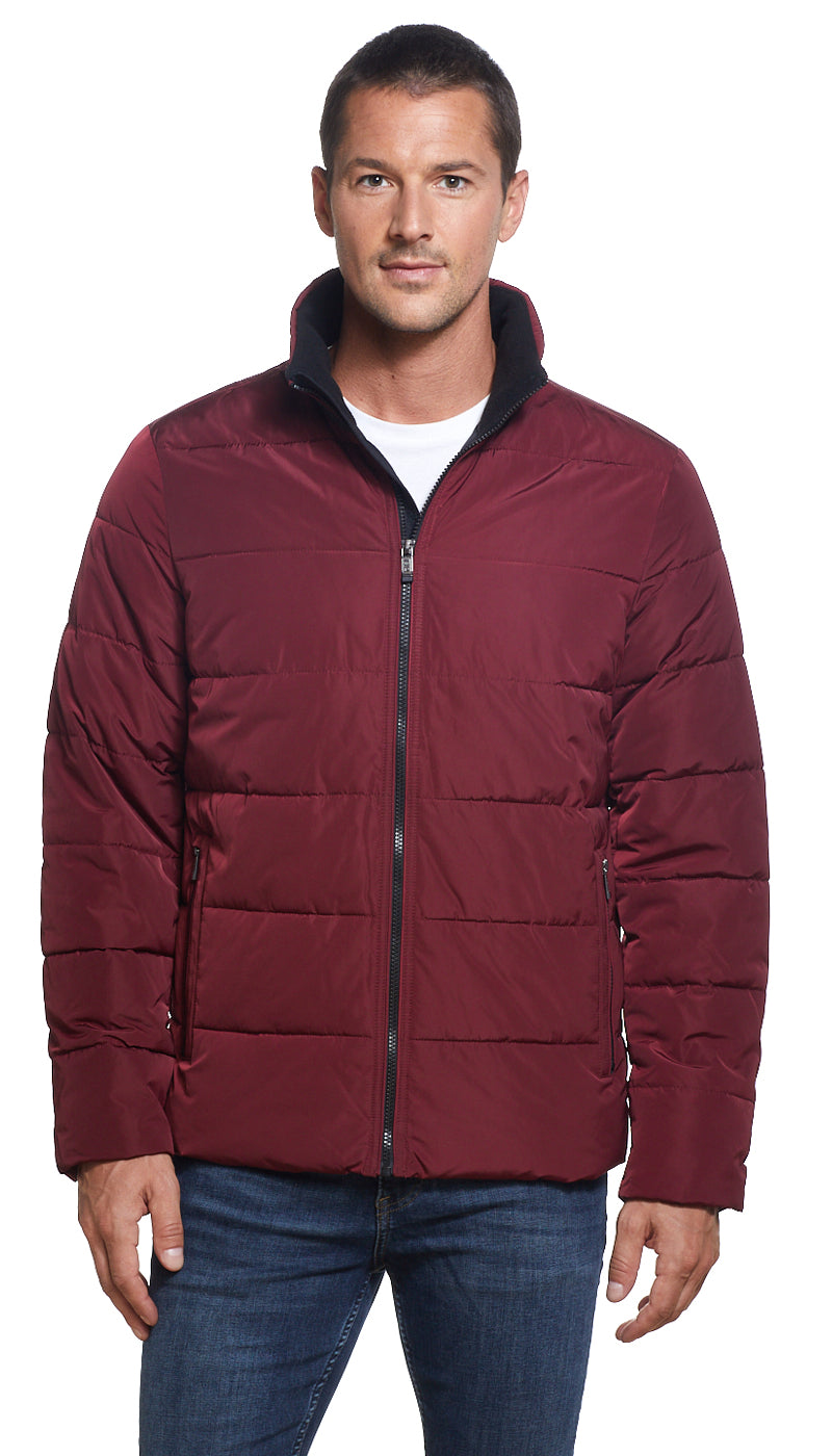 PUFFER JACKET - SANGRIA