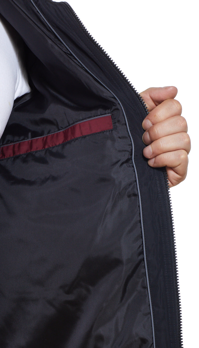 PUFFER JACKET - SANGRIA