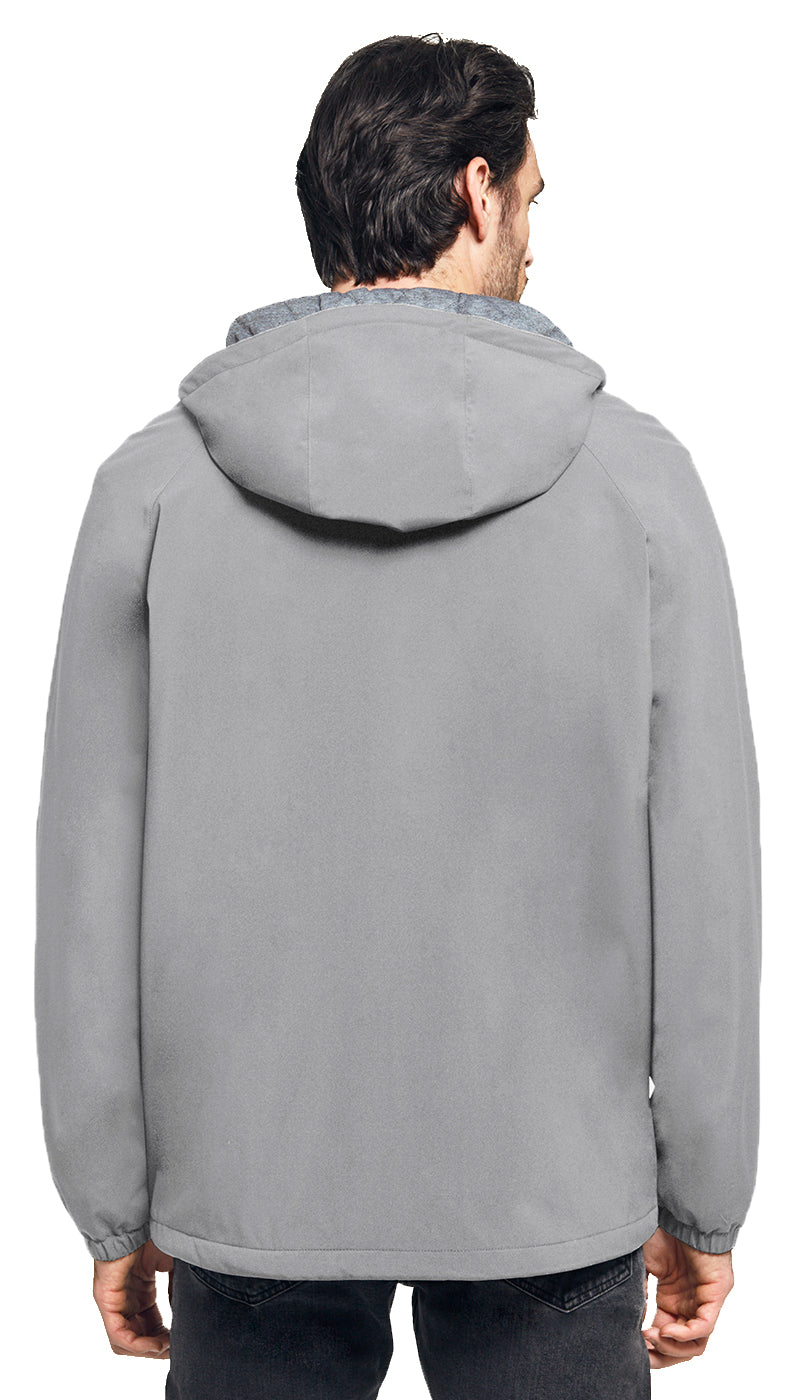 Weatherproof Men's Lightweight Hooded Ultra Stretch Water Resistant Windbreaker Jacket