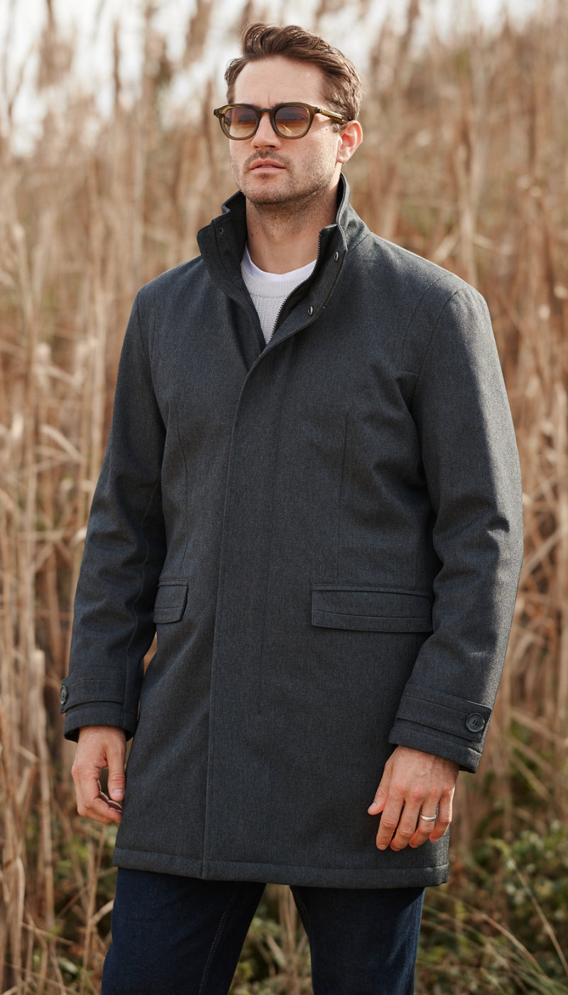 Men's Twill Tech Overcoat | Weatherproof®