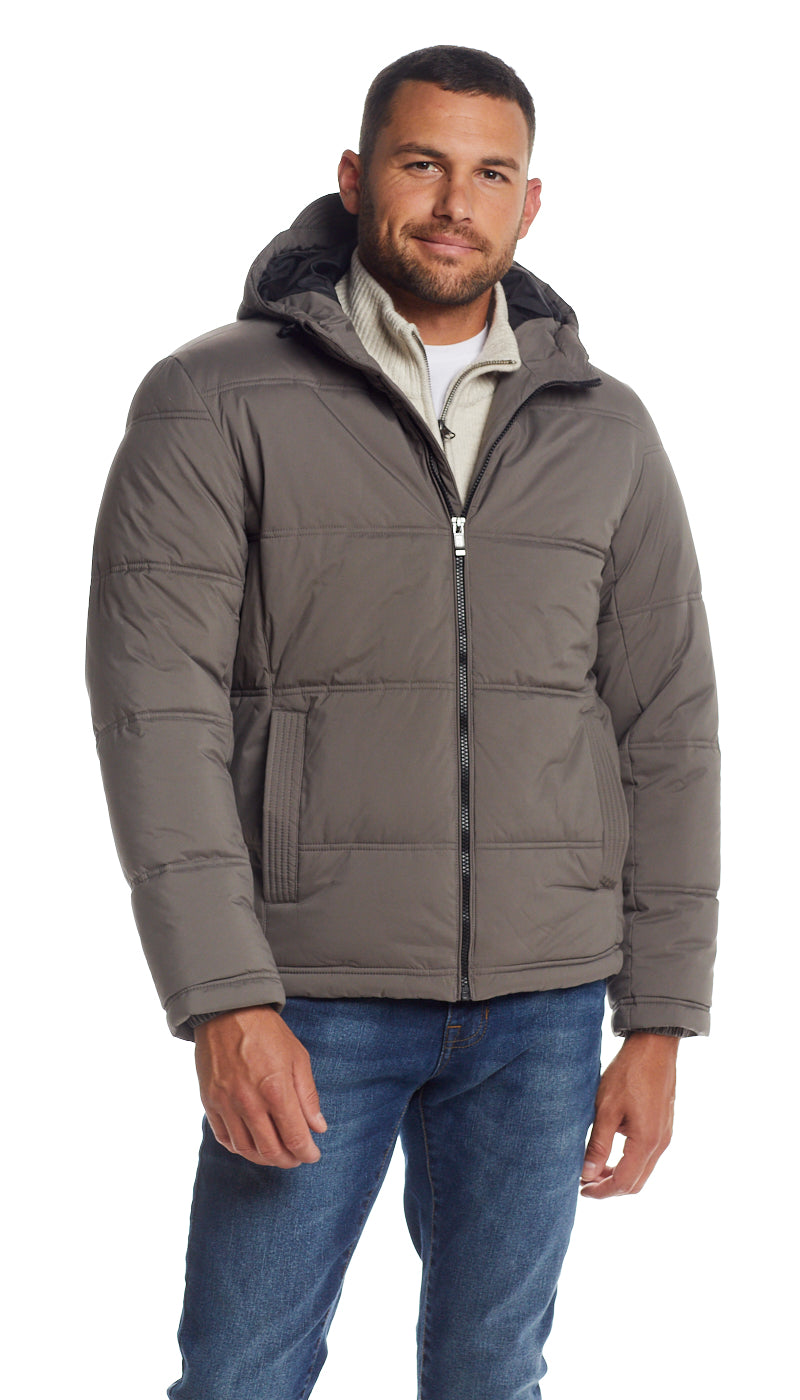Men's Warm Thick Puffer Jacket, Puffer Coat, Down Jacket for Big and Tall Guys, Plus Size,Temu