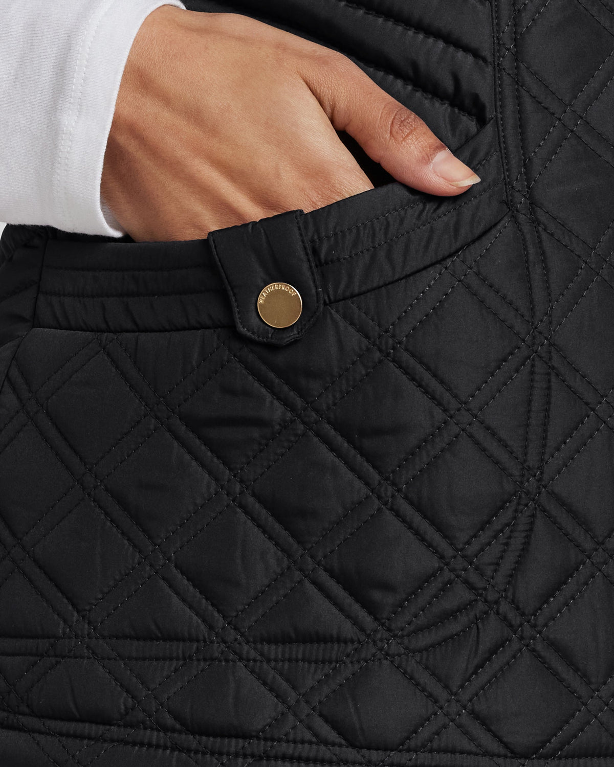 PLUSH LINED QUILTED VEST