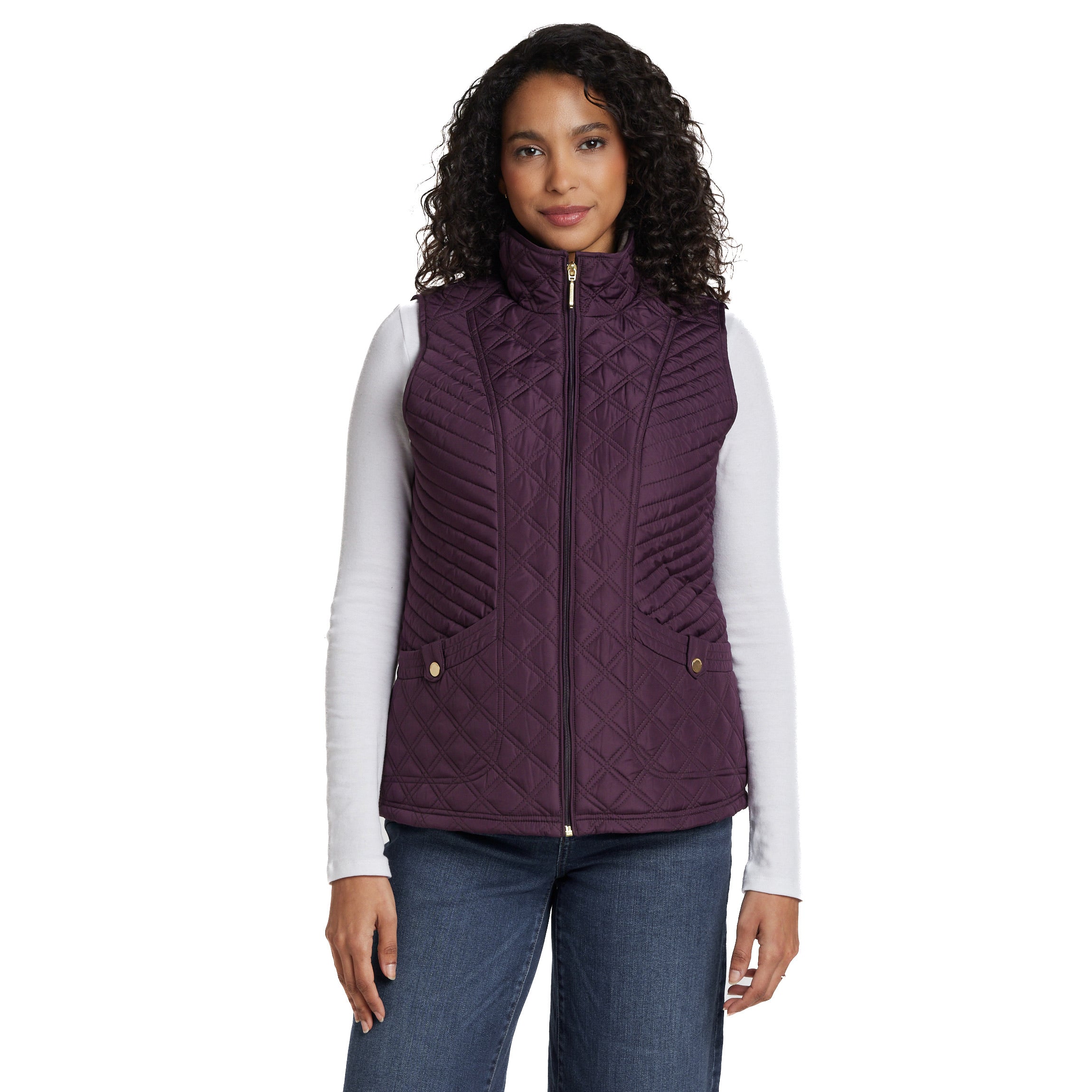 PLUSH LINED QUILTED VEST