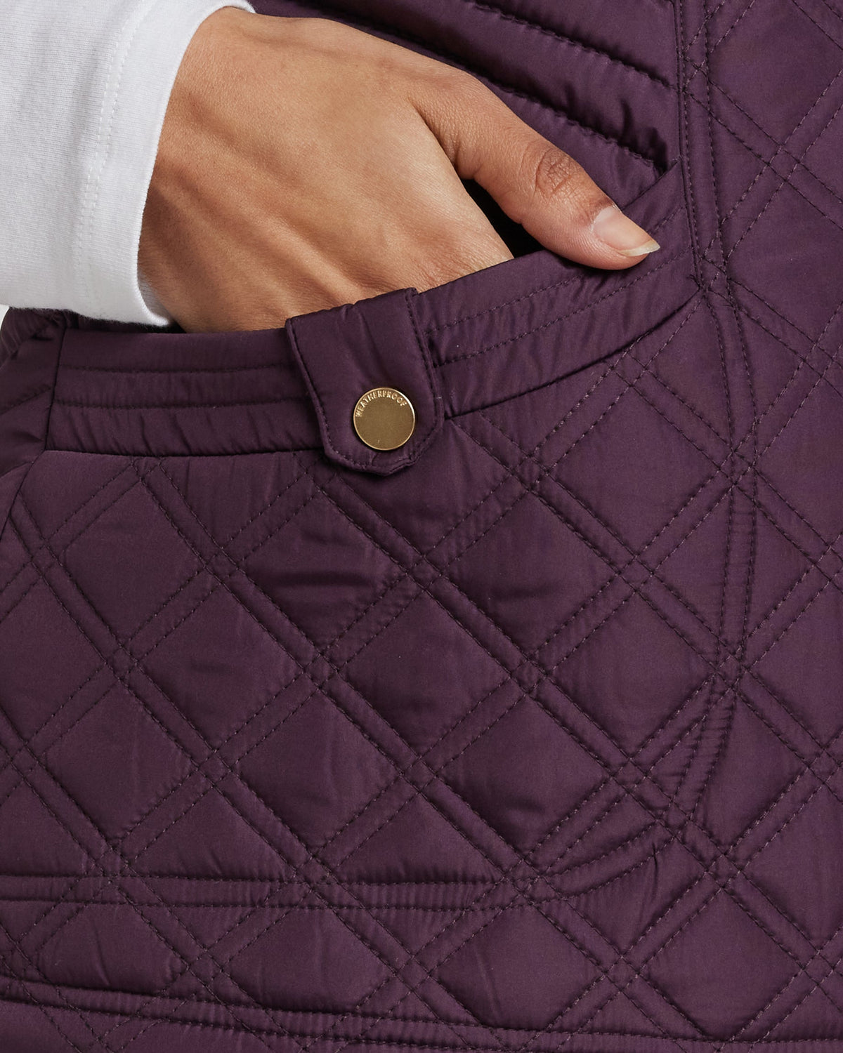 PLUSH LINED QUILTED VEST