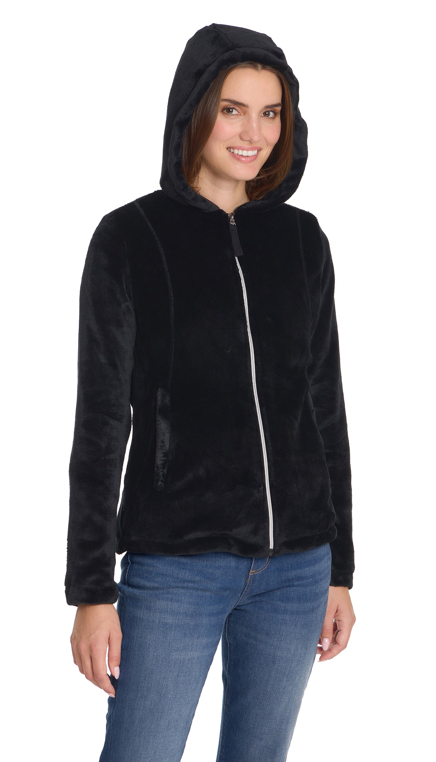 Women's Hooded Zip Up Fleece Jacket | Weatherproof®