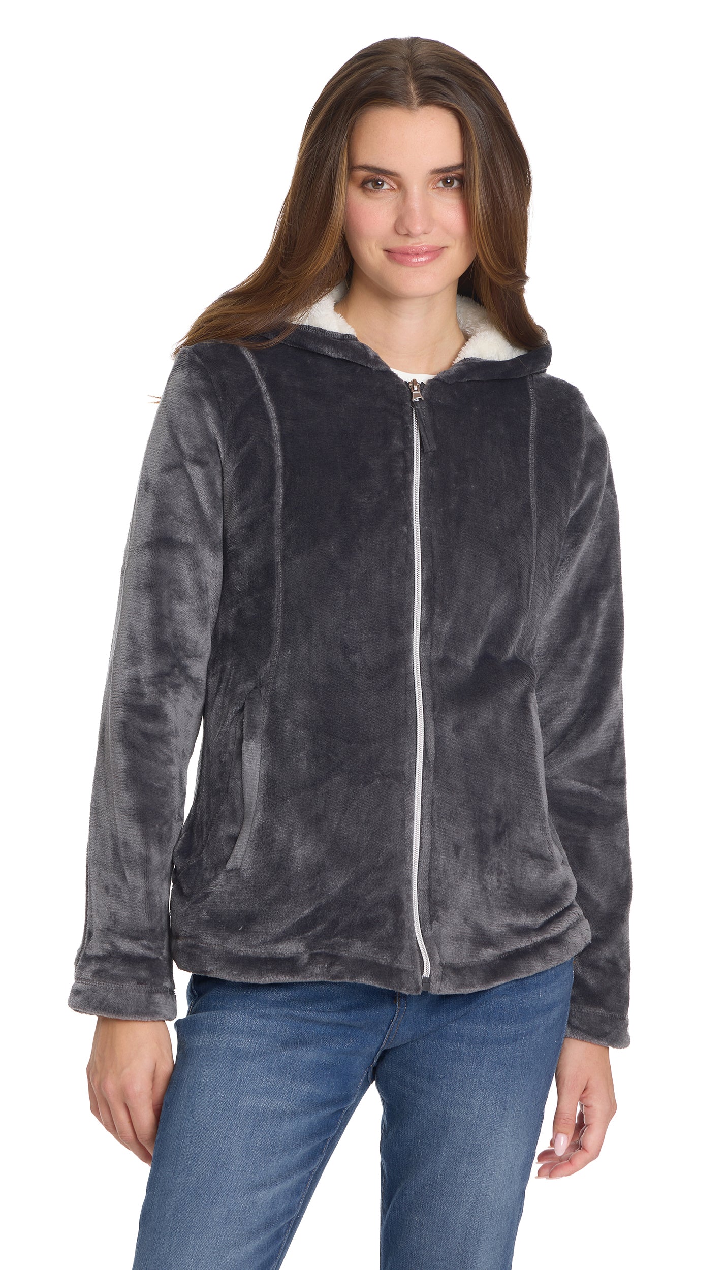 Women's Hooded Zip Up Fleece Jacket | Weatherproof®