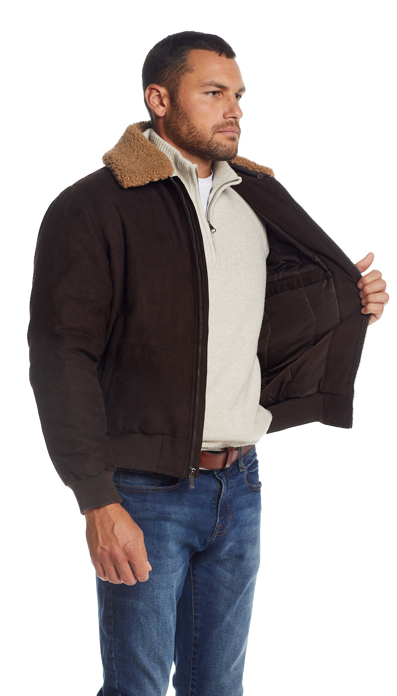 Buy NUEVOSPORTA Men's Winter Wear Faux Fur Denim Jacket | Latest Stylish Denim  Jacket For Men | Full Sleeve Faux Fur Lined Warm Jacket_ Dark Grey at  Amazon.in