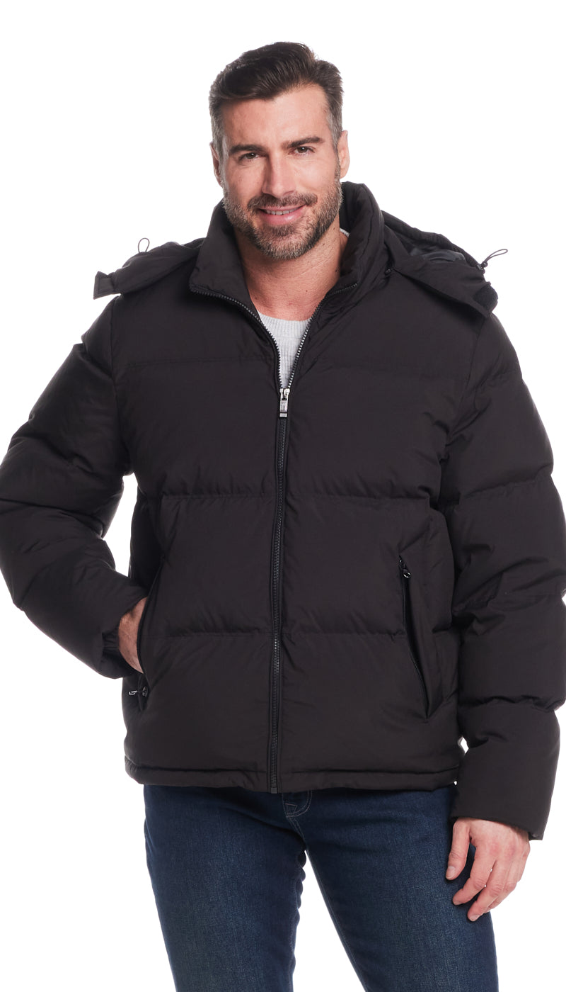 DOWN FILLED FLEX TECH PUFFER JACKET