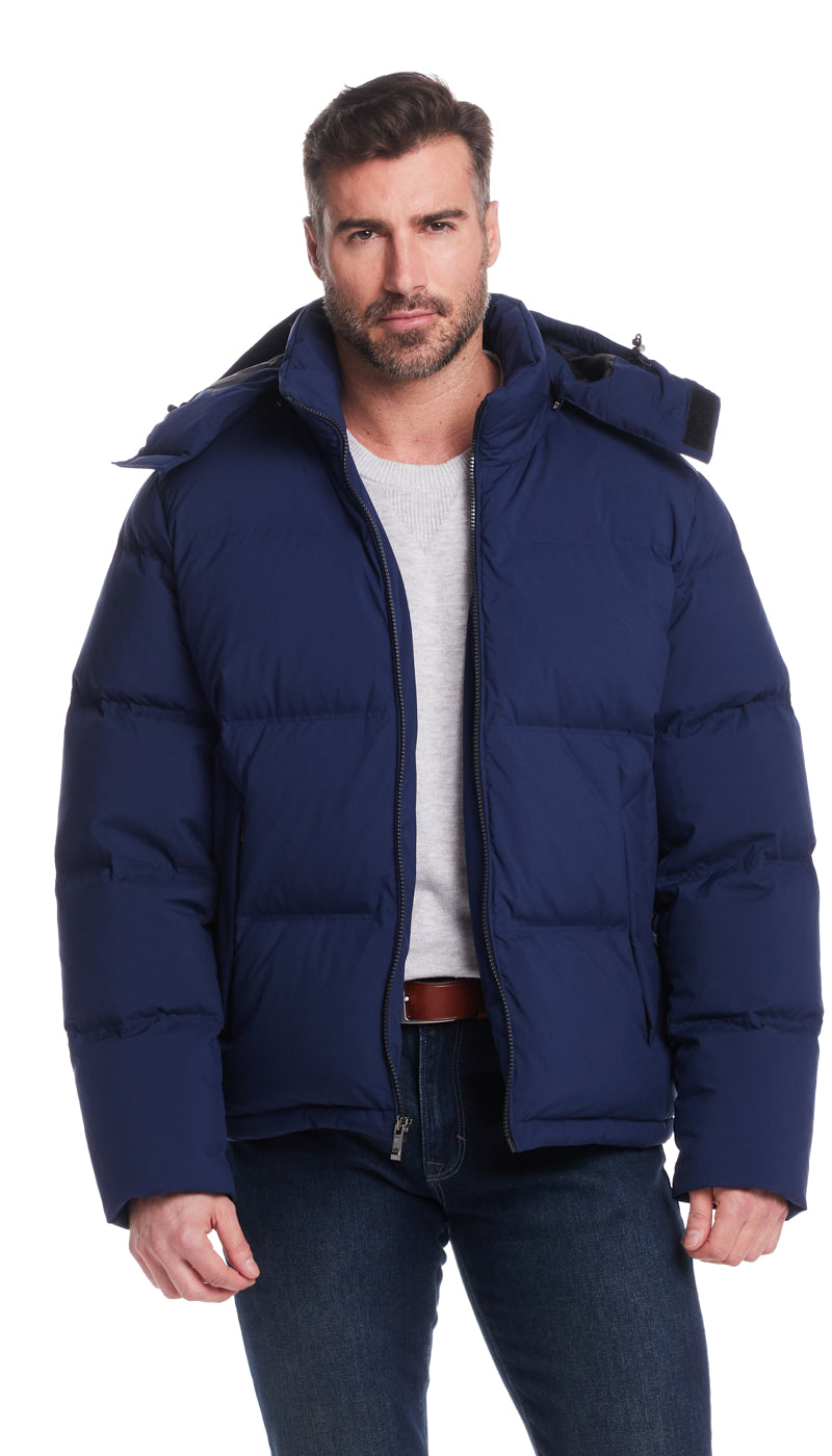 DOWN FILLED FLEX TECH PUFFER JACKET