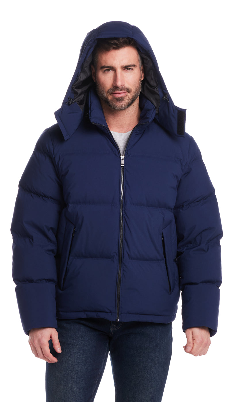 DOWN FILLED FLEX TECH PUFFER JACKET