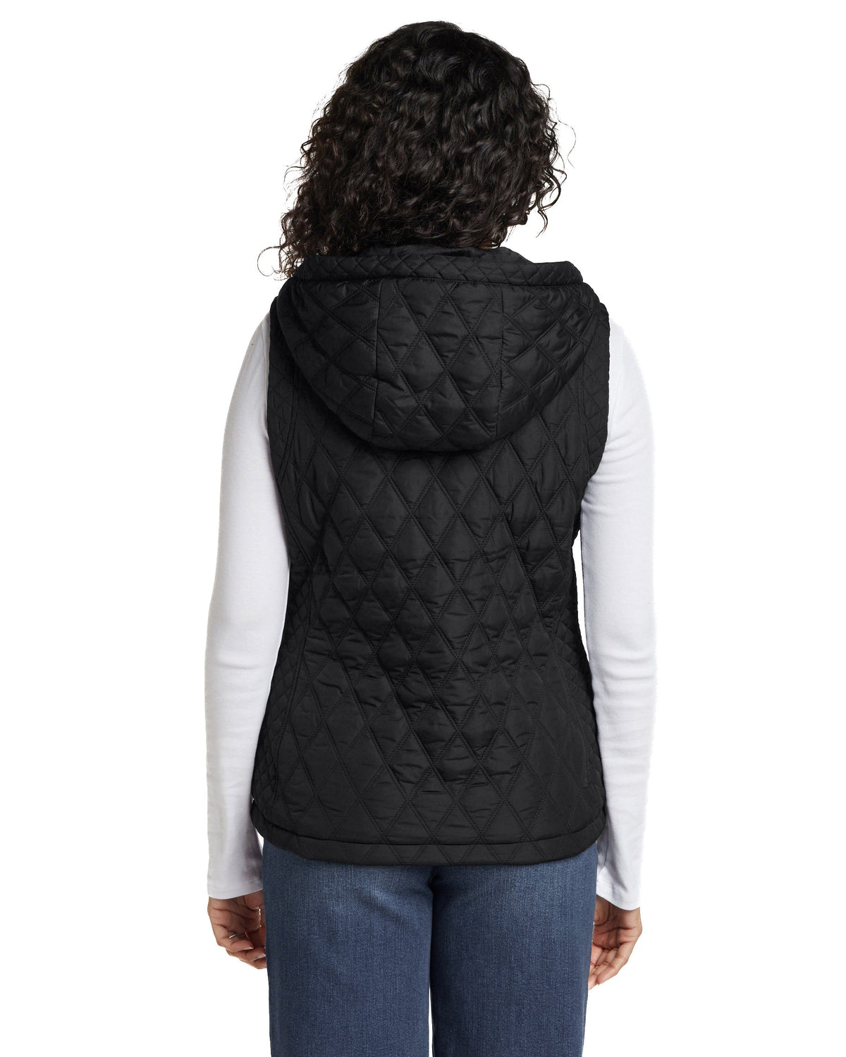 HOODED PUFFER VEST