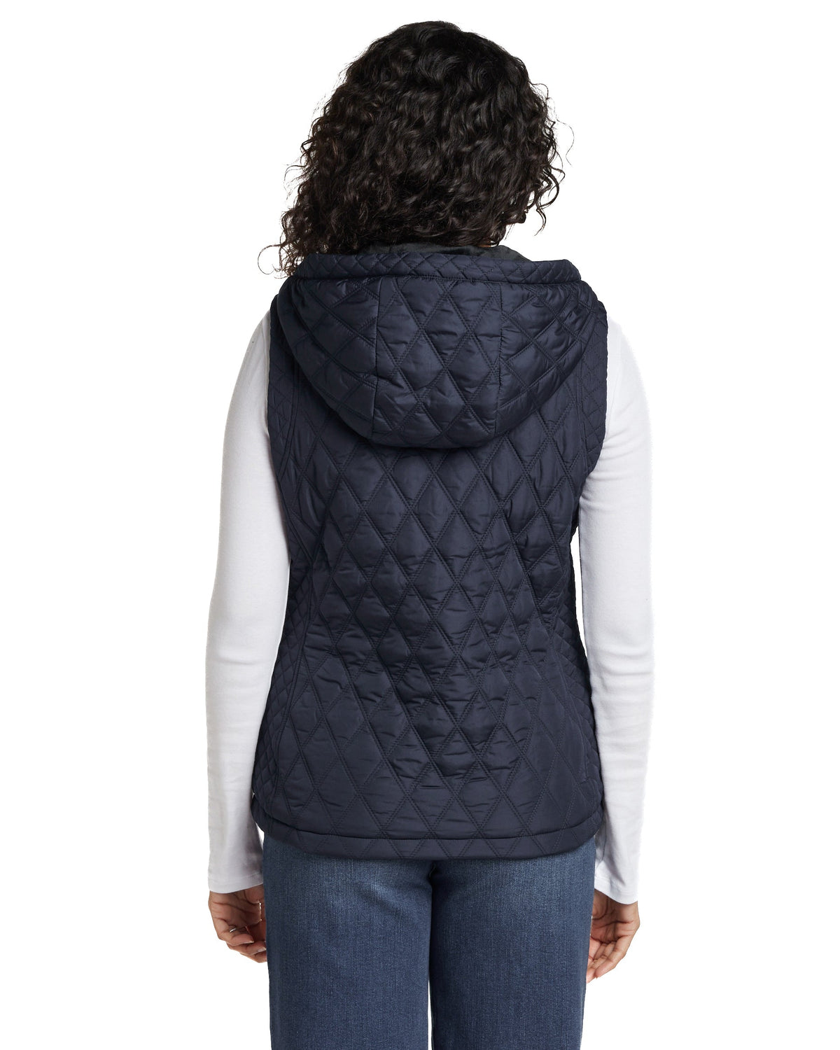 HOODED PUFFER VEST