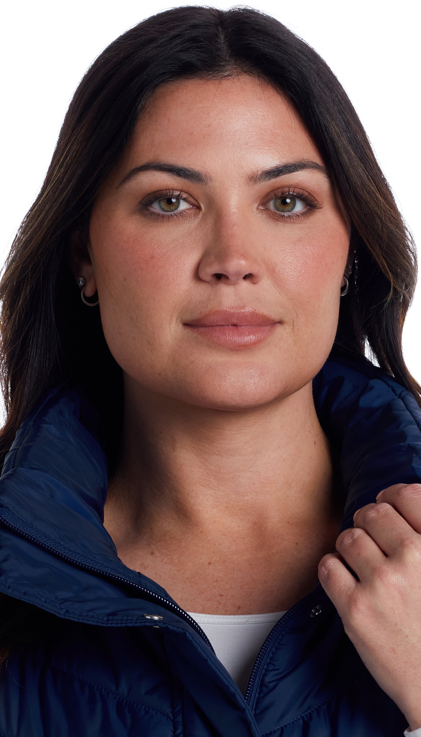 MIXED QUILTED LONGLINE VEST