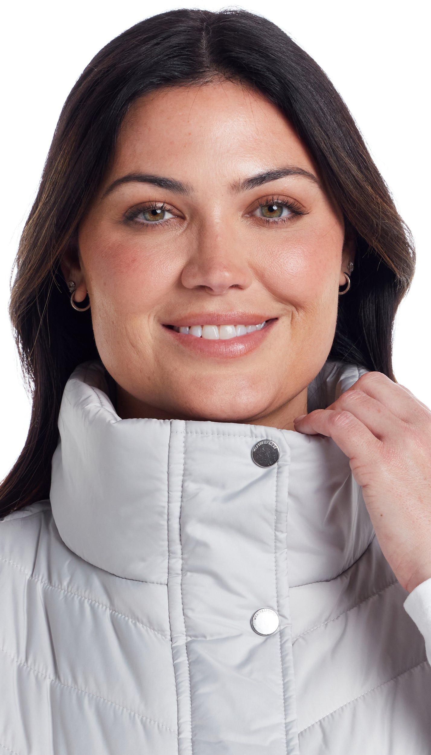 MIXED QUILTED LONGLINE VEST