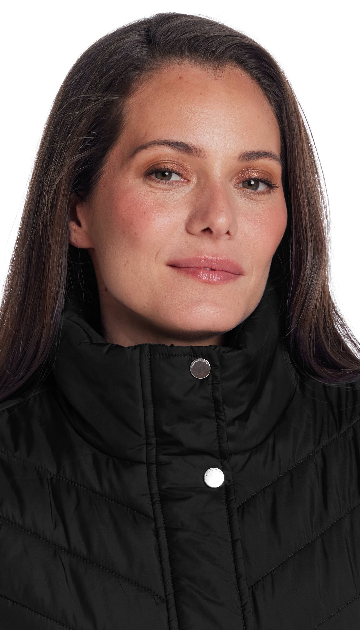 MIXED QUILTED LONGLINE VEST