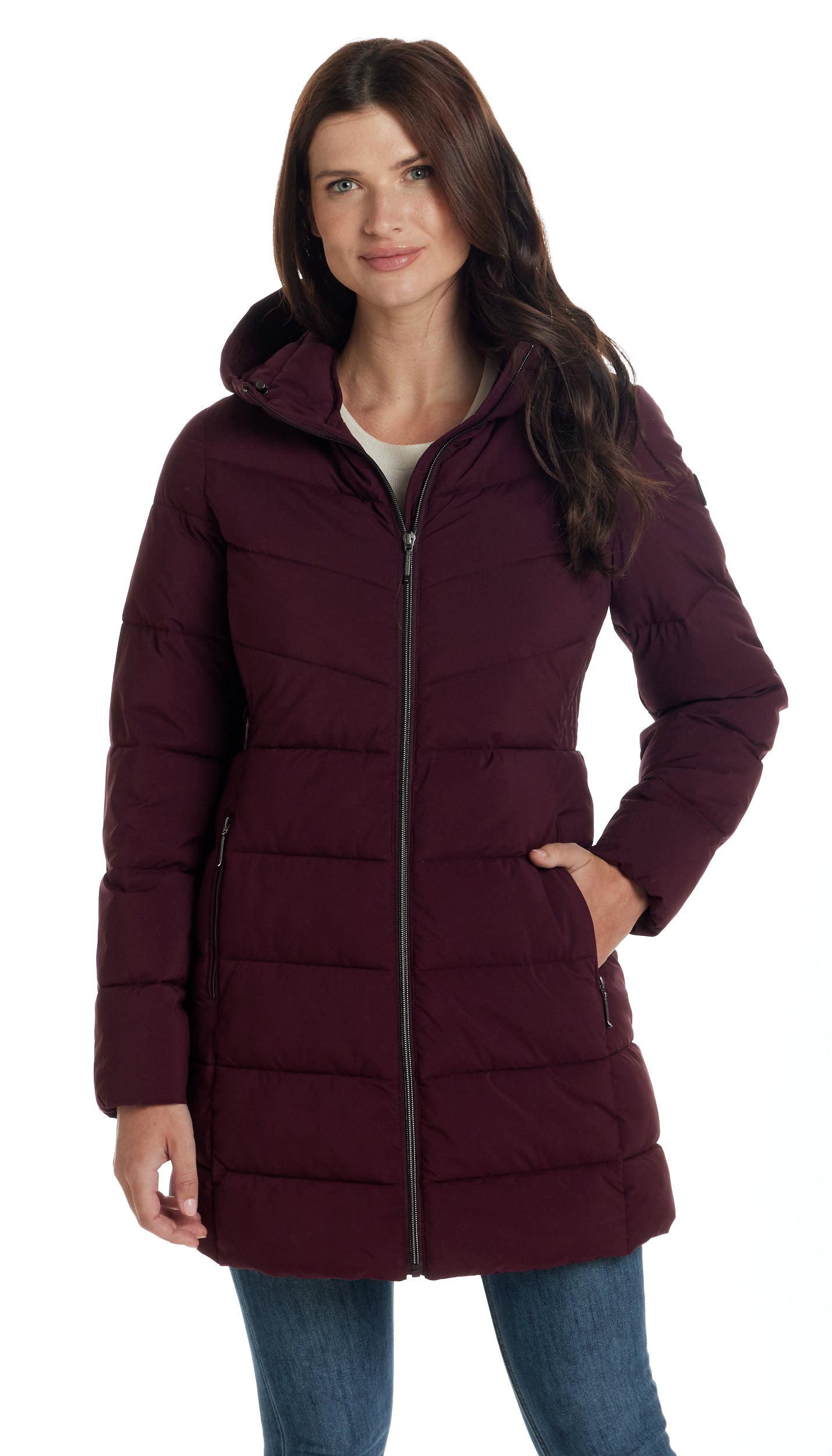 MODERN STRETCH PUFFER COAT