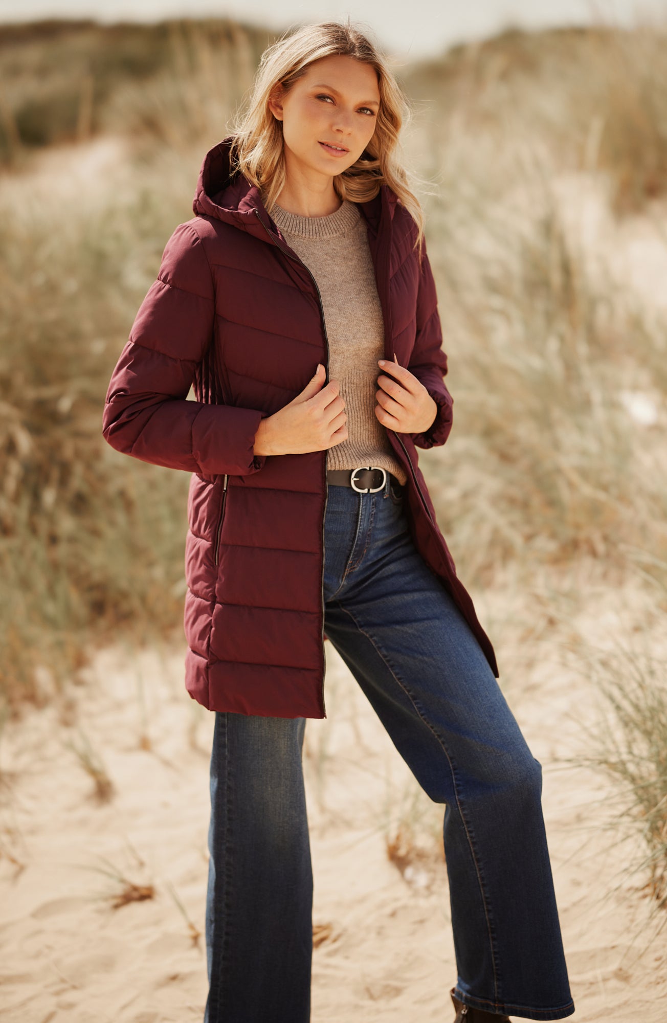 MODERN STRETCH PUFFER COAT