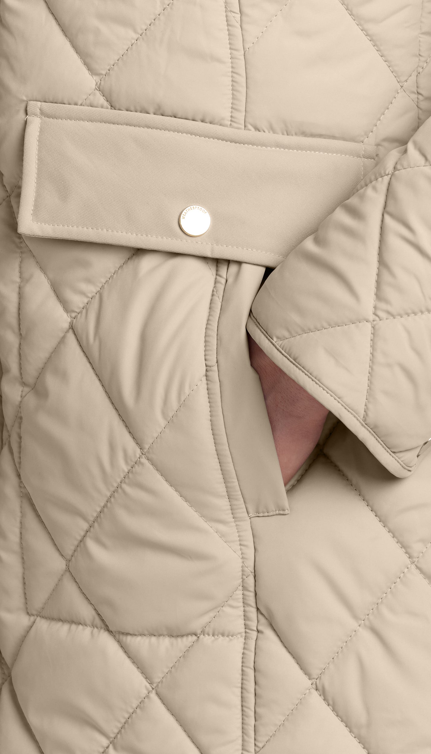 SNAP FRONT QUILTED BARN WALKER