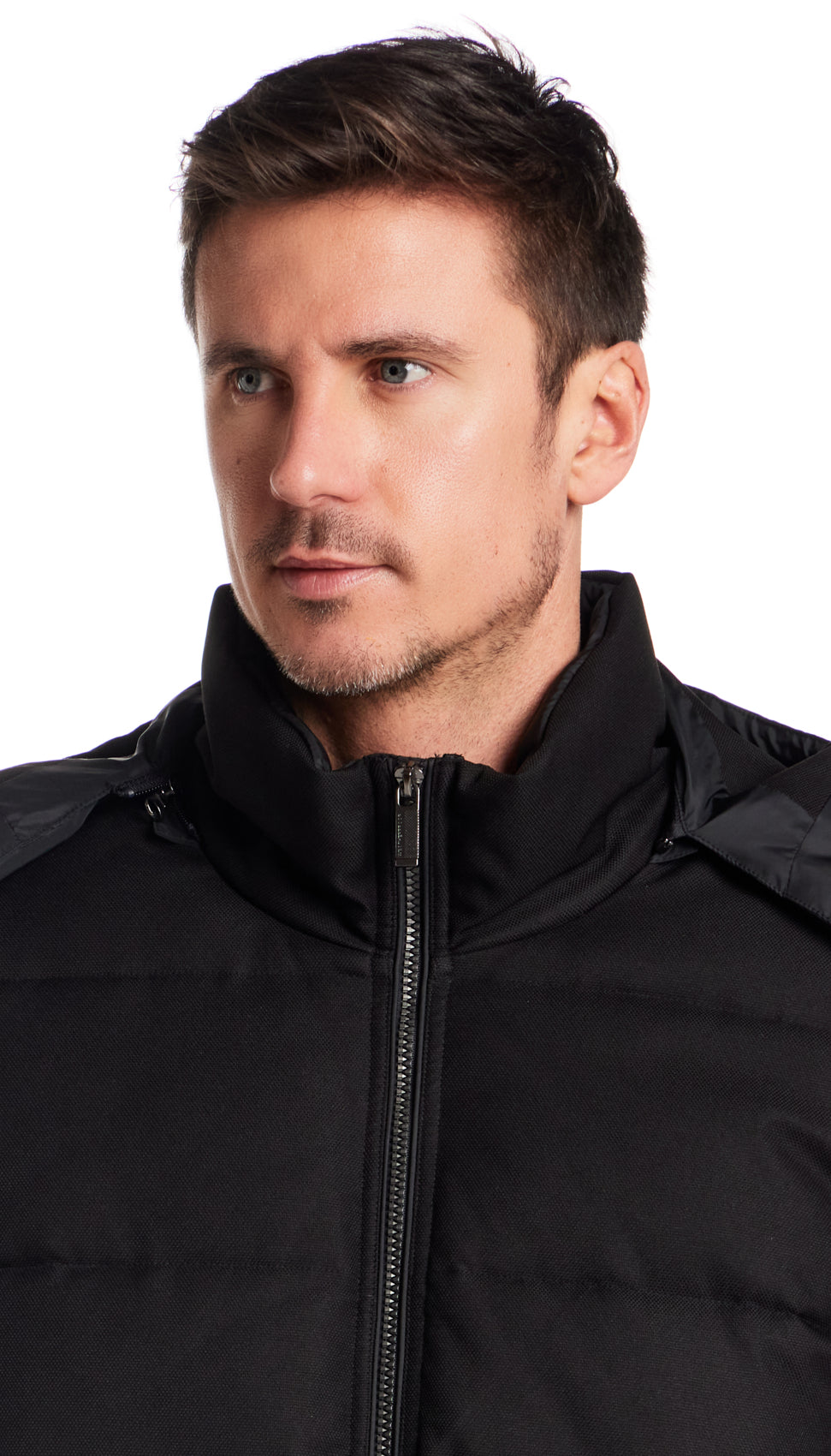 DOBBY OXFORD / CIRE PUFFER JACKET