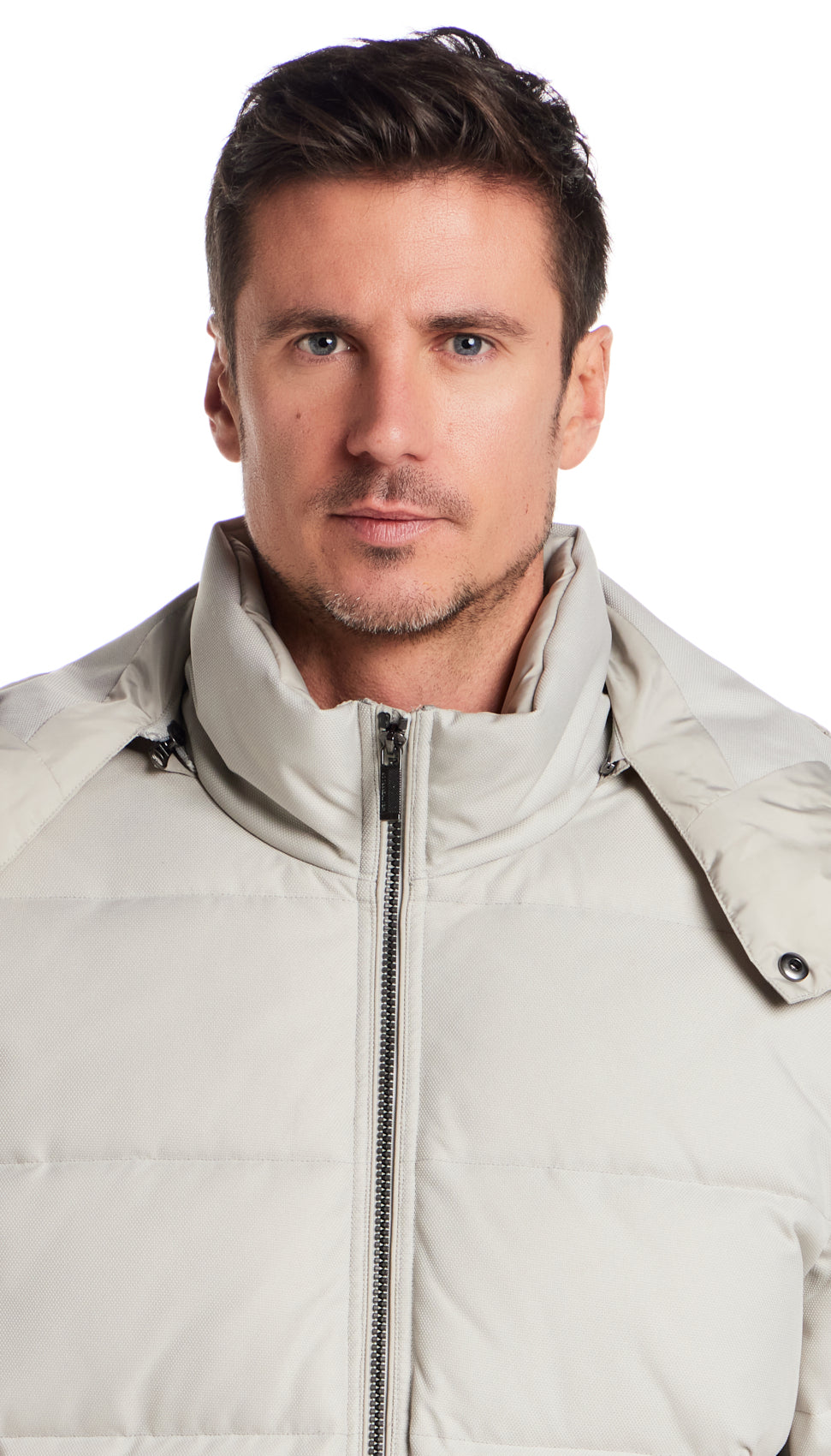 DOBBY OXFORD / CIRE PUFFER JACKET