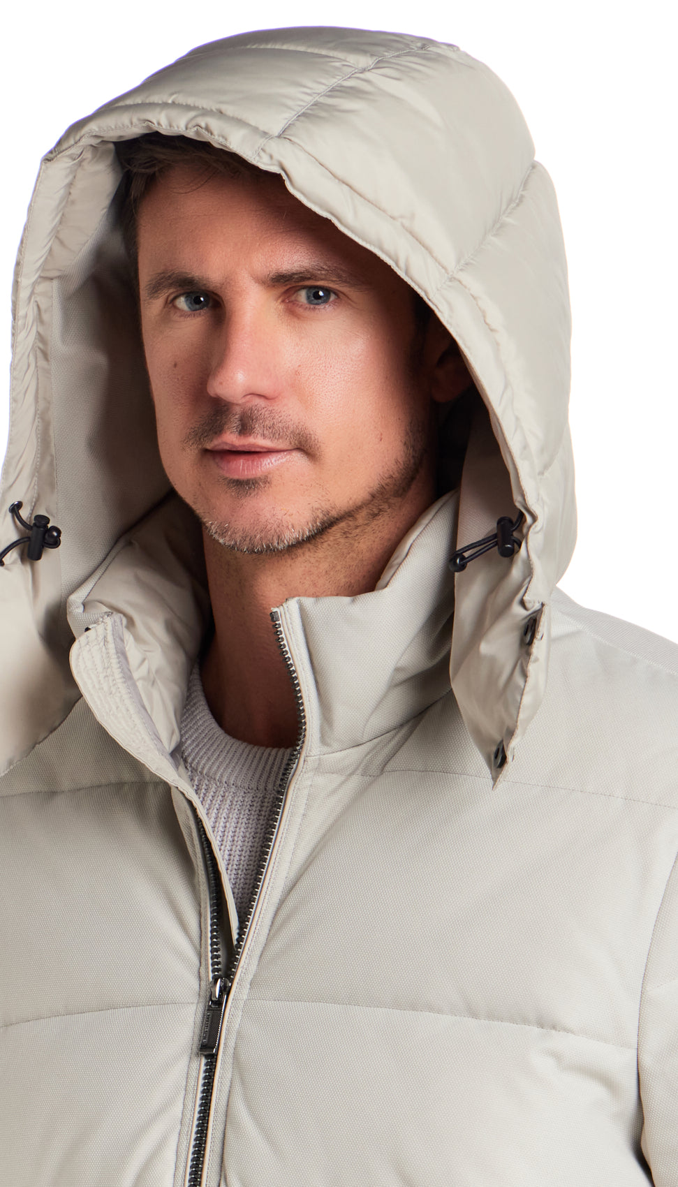 DOBBY OXFORD / CIRE PUFFER JACKET