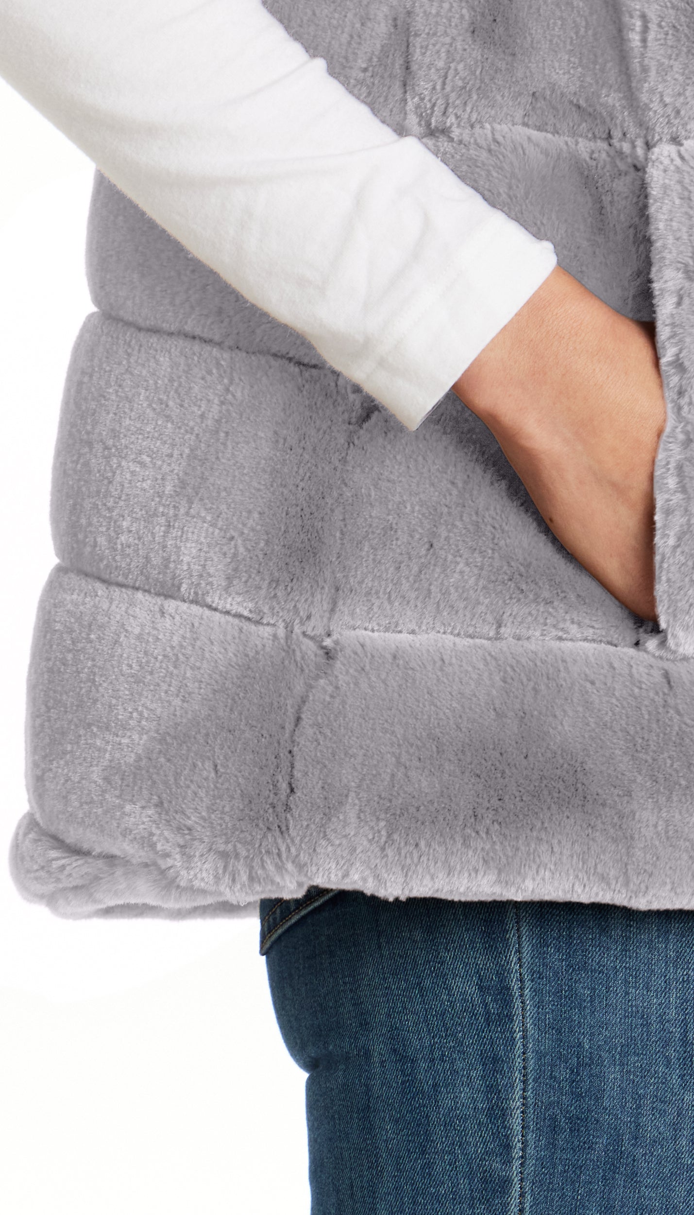 FAUX FUR VEST