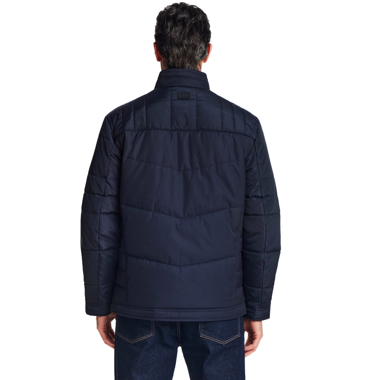 DOBBY/FAUX MEMORY JACKET