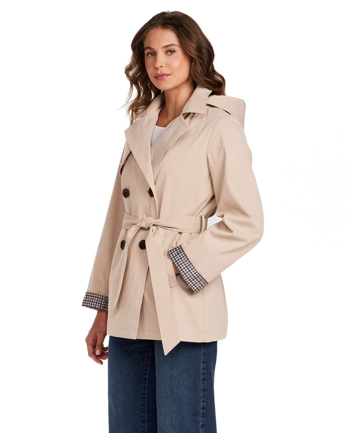 DOUBLE BREASTED TRENCH