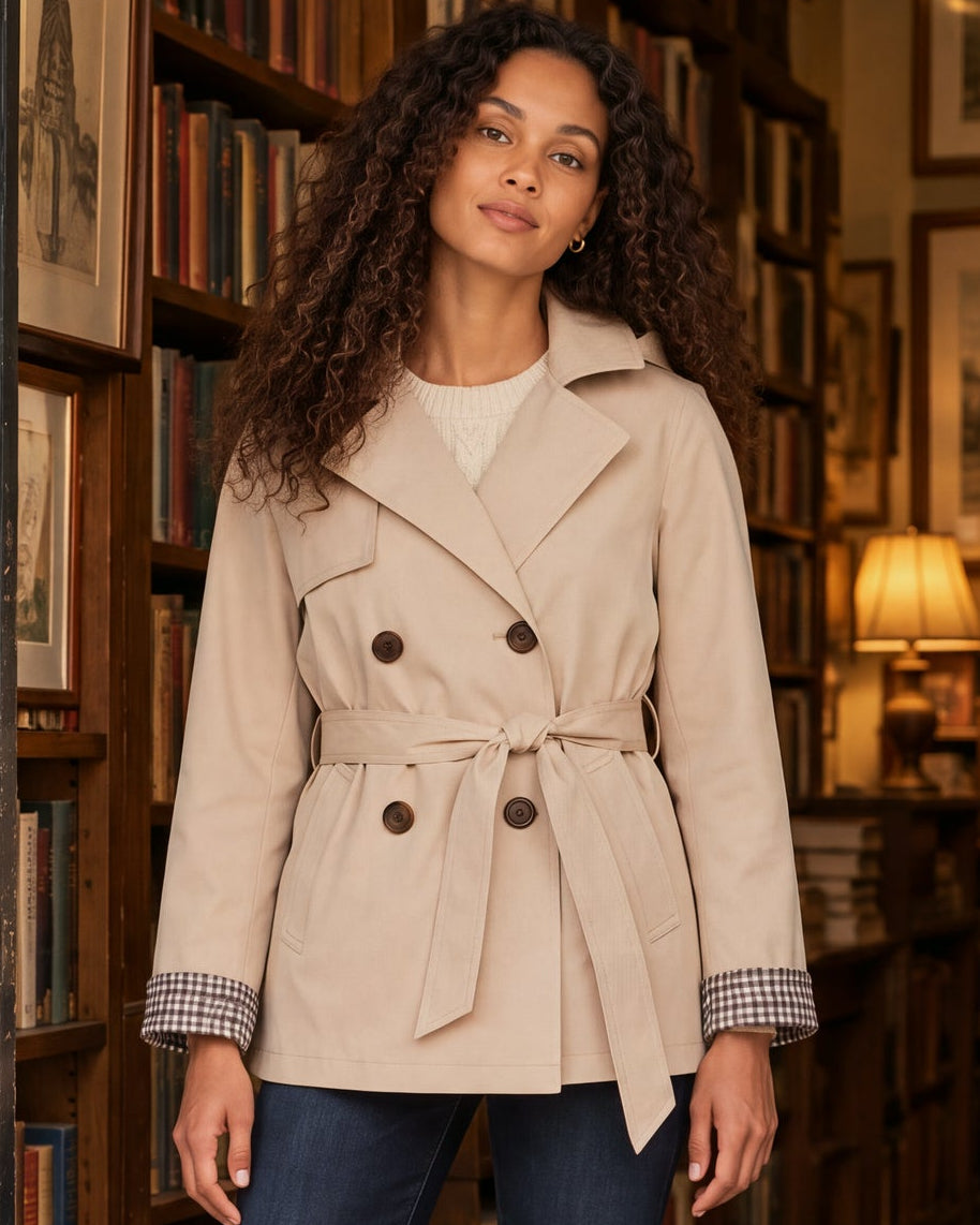 DOUBLE BREASTED TRENCH
