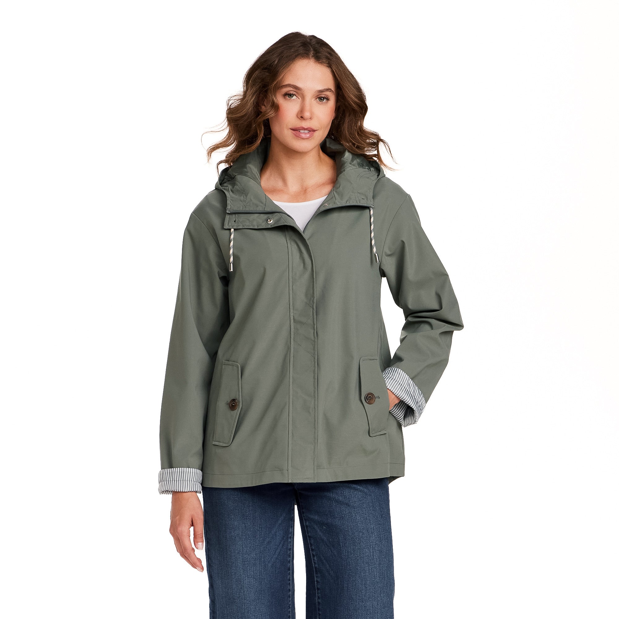 HOODED RAIN JACKET
