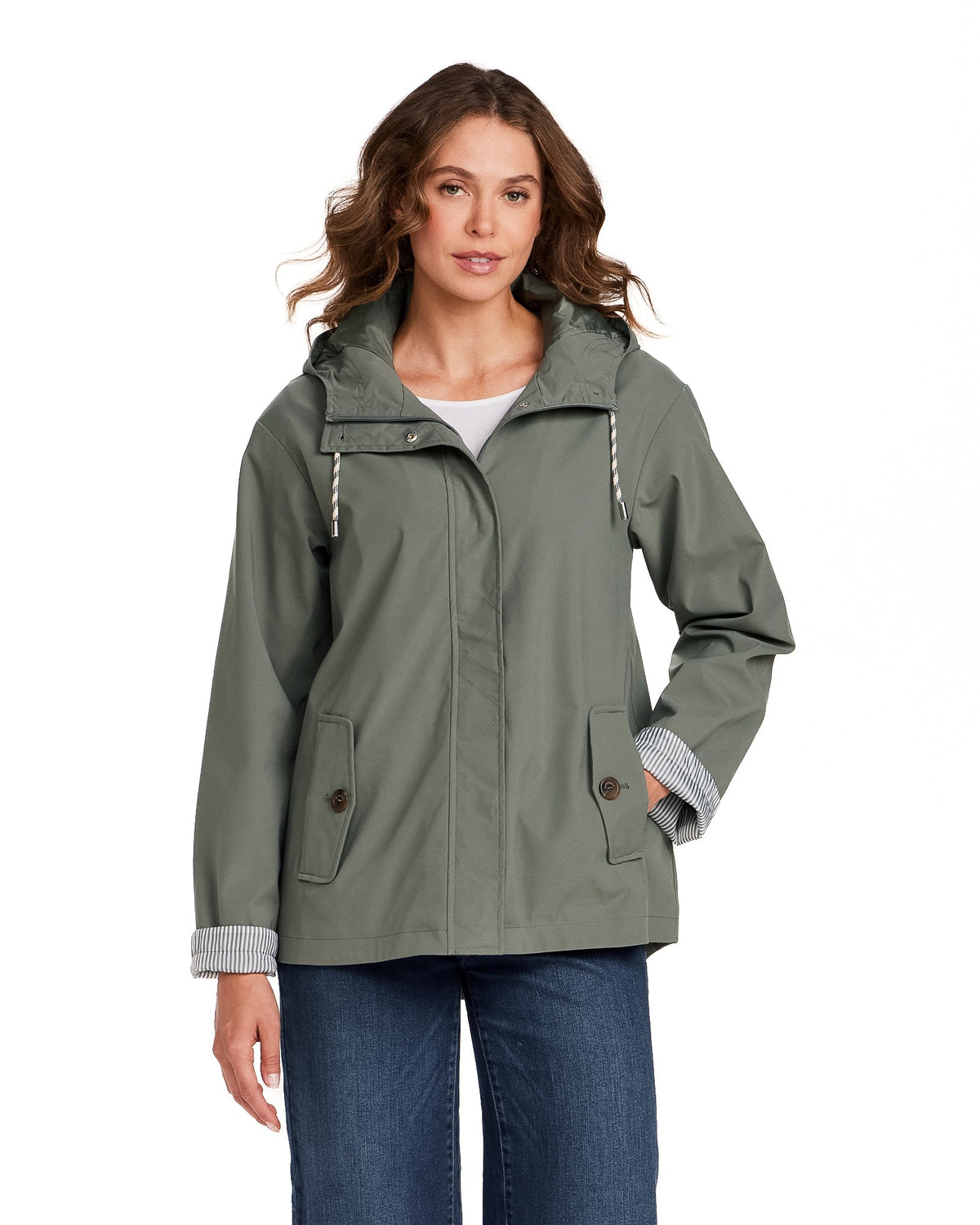 HOODED RAIN JACKET