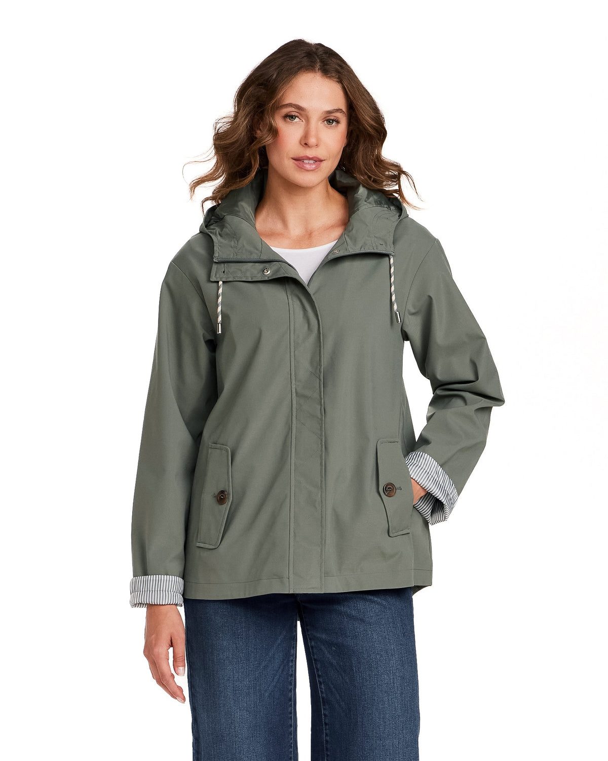 HOODED RAIN JACKET