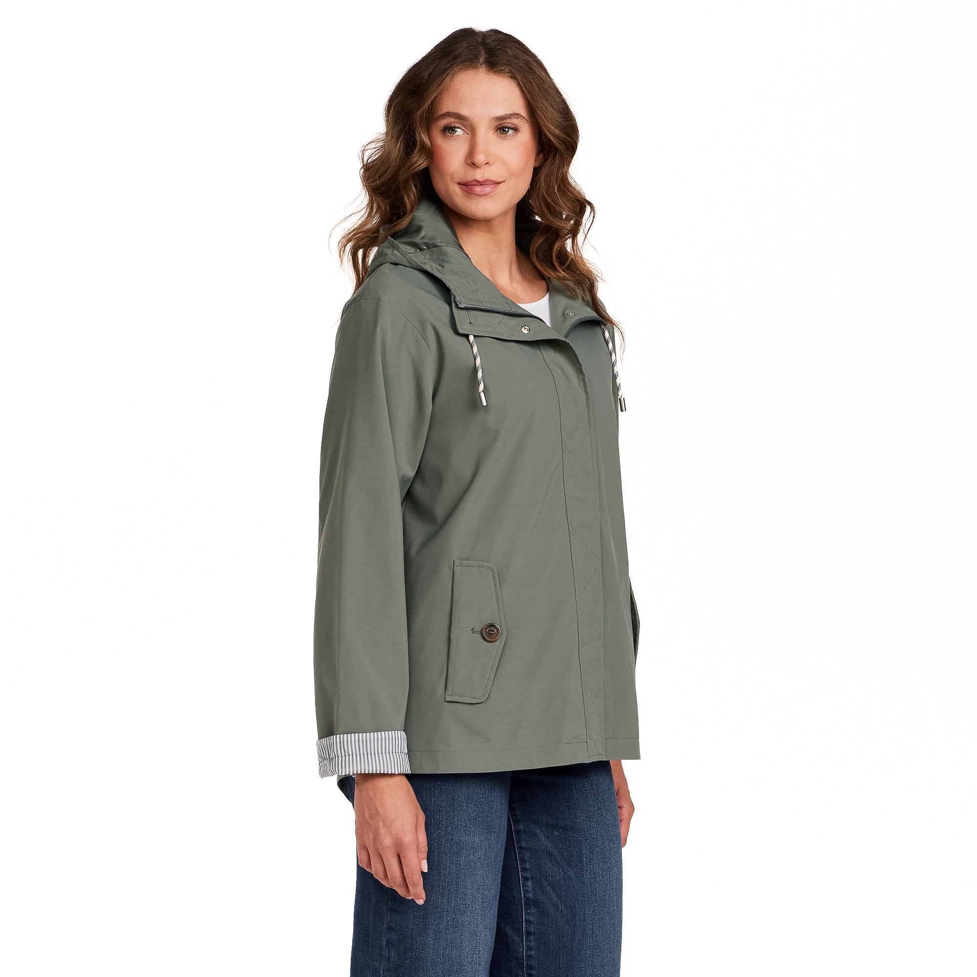 HOODED RAIN JACKET