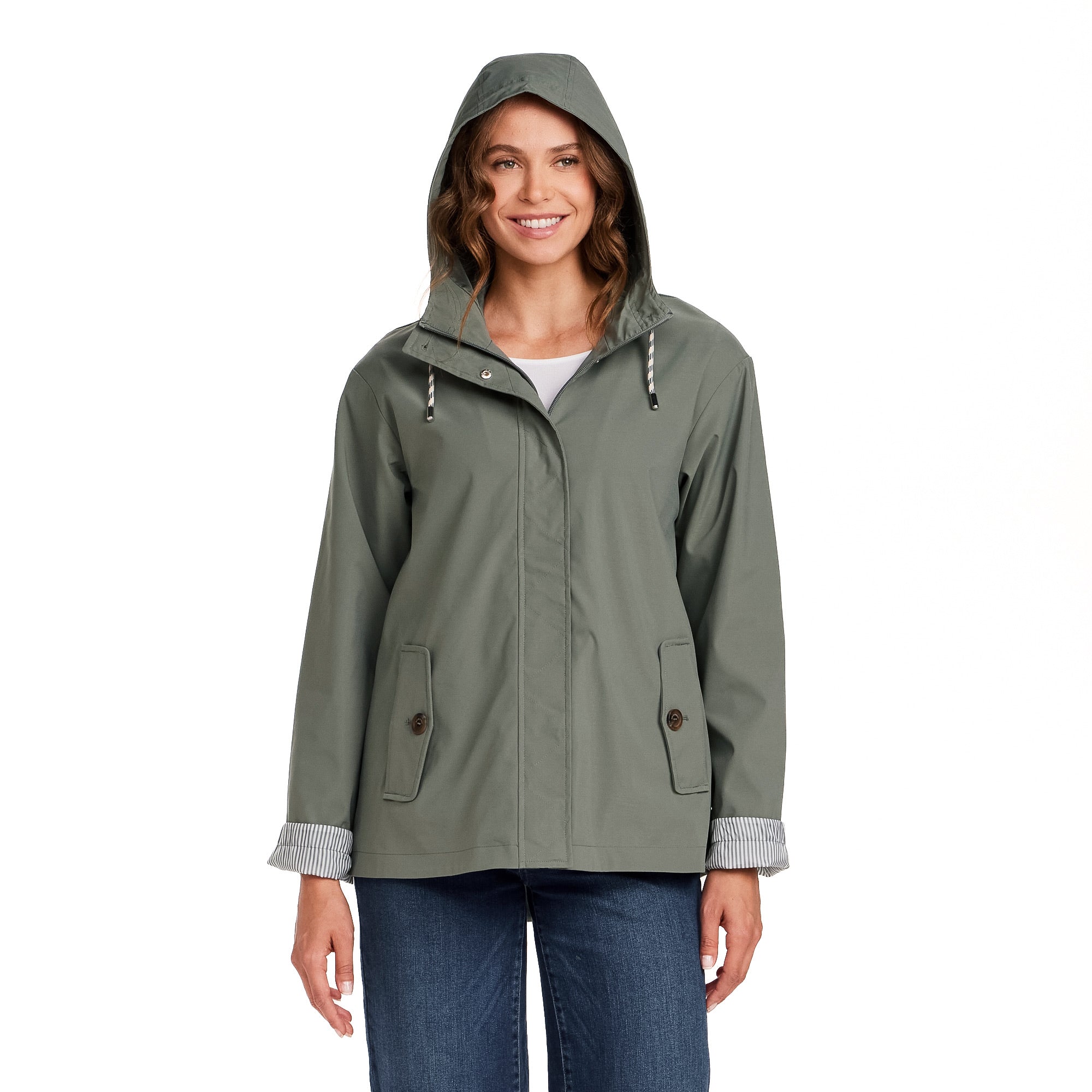 HOODED RAIN JACKET