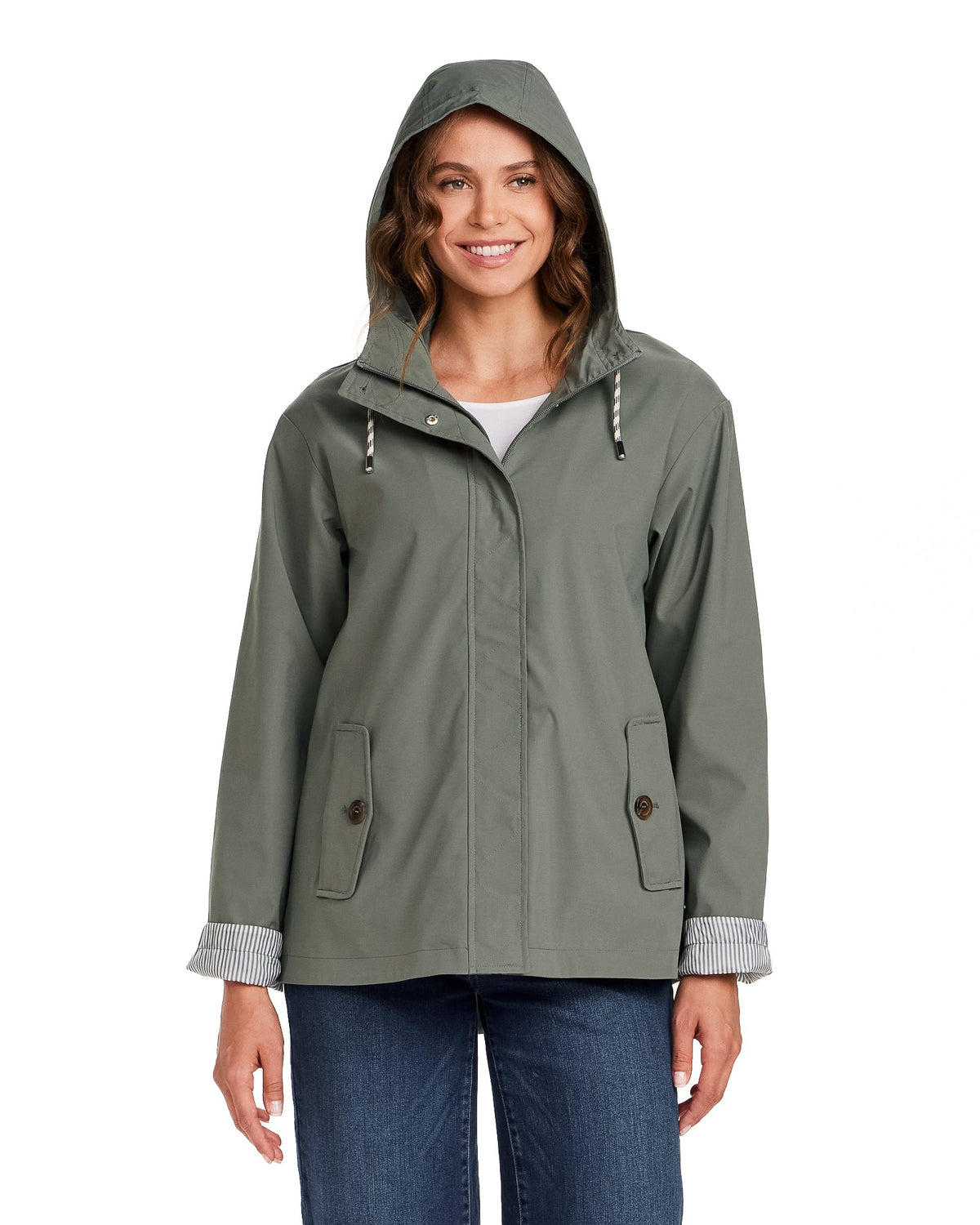 HOODED RAIN JACKET