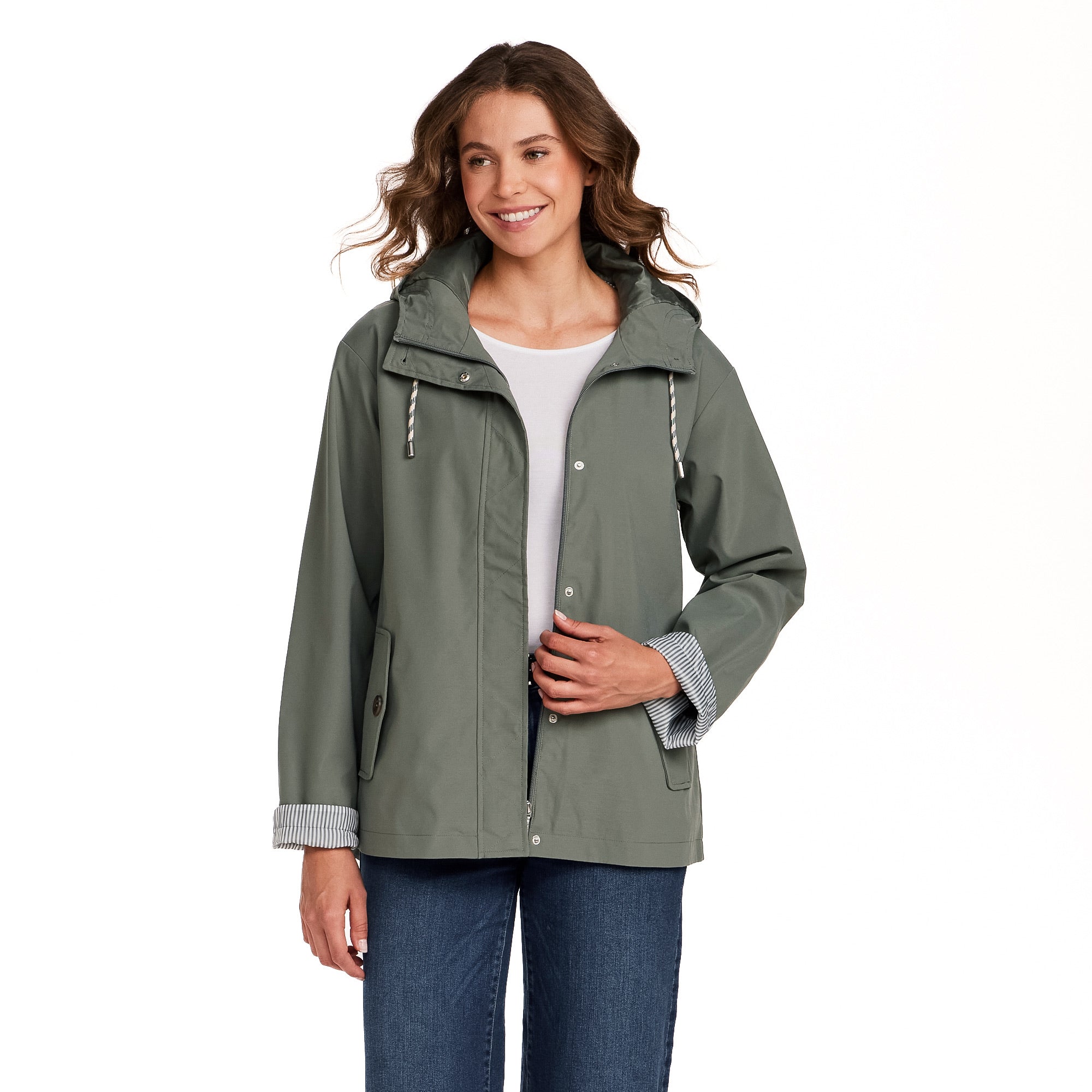 HOODED RAIN JACKET