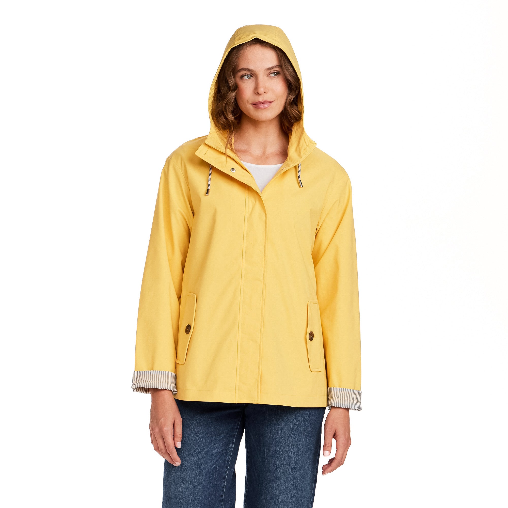 HOODED RAIN JACKET