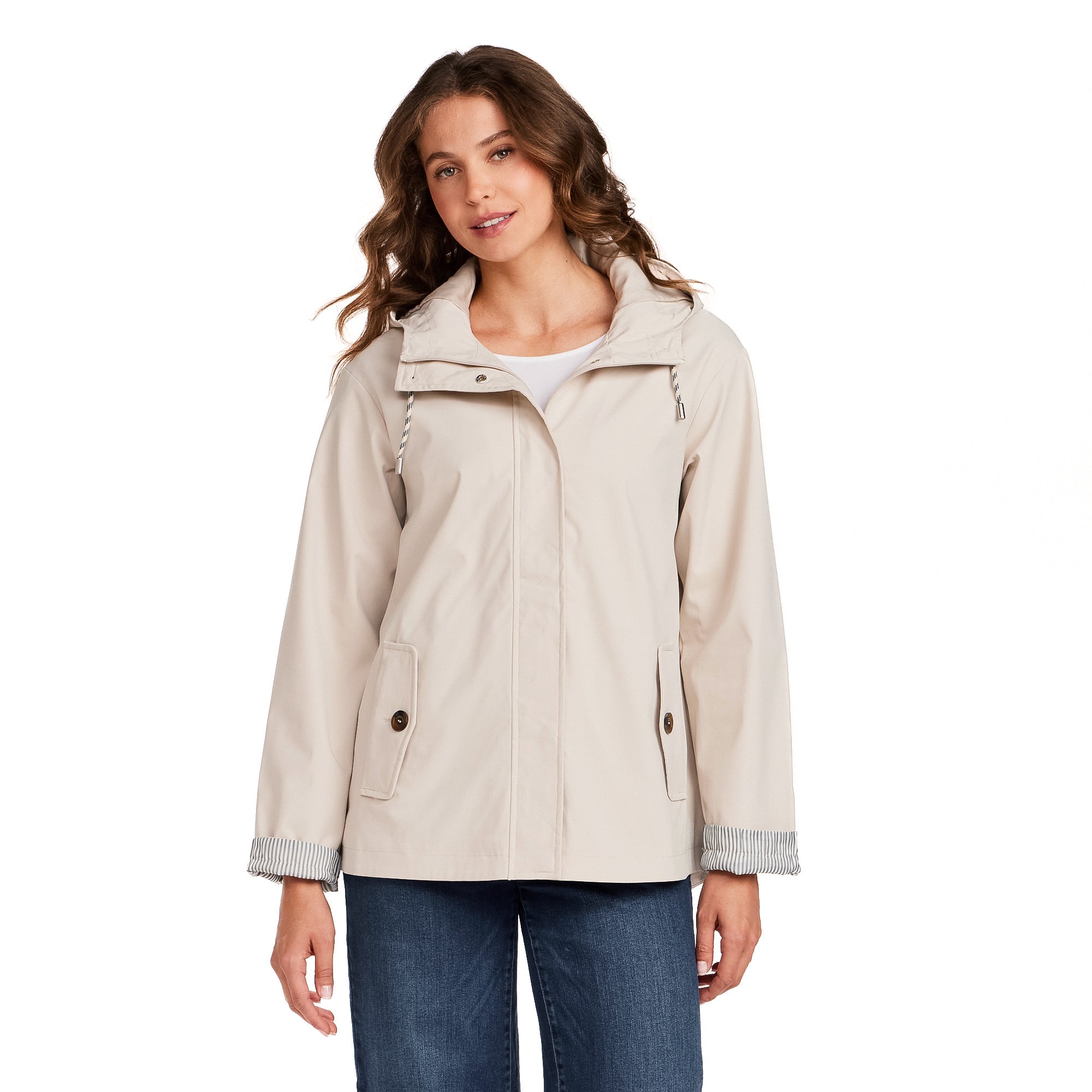 HOODED RAIN JACKET