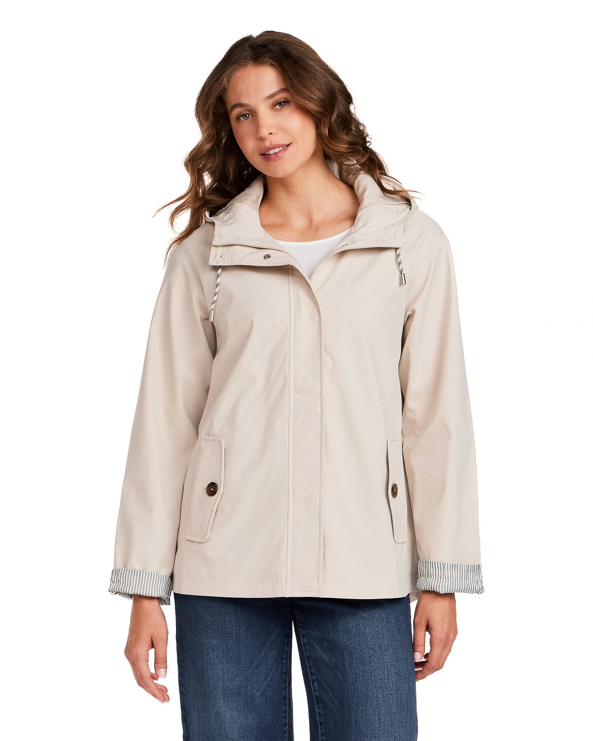 HOODED RAIN JACKET
